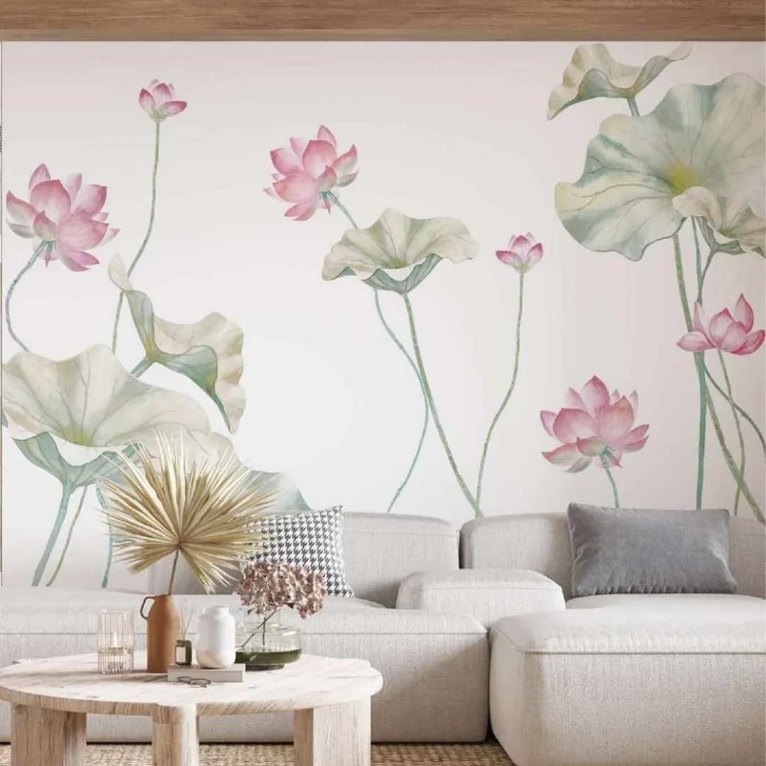 Lotus Tropical Wallpaper Collection - Exquisite Customized Designs