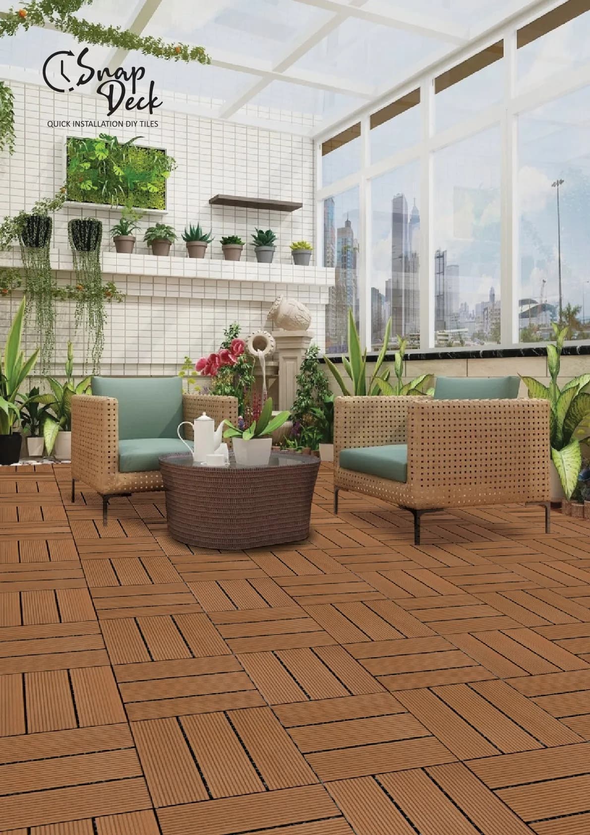 Durable WPC Decking – Krraft Floor 146x24x2400mm