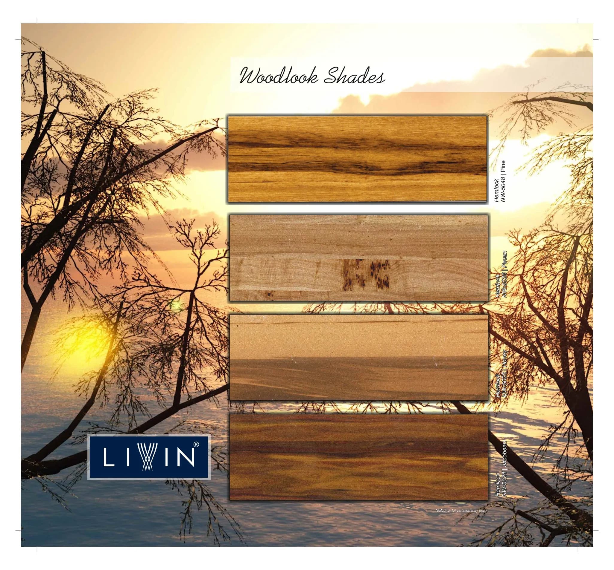 Livin Wooden Blinds NW-5024– NW-5025 NW-5026-Elegant & Durable