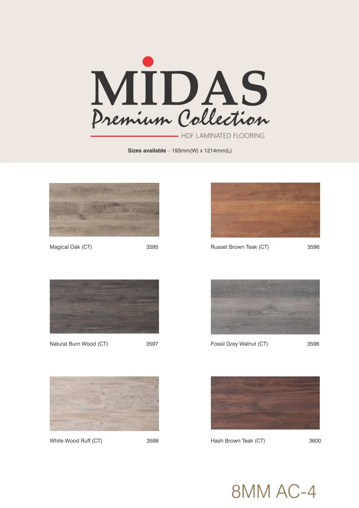 Action Tesa Magical oak 3595 8mm Laminate Flooring
