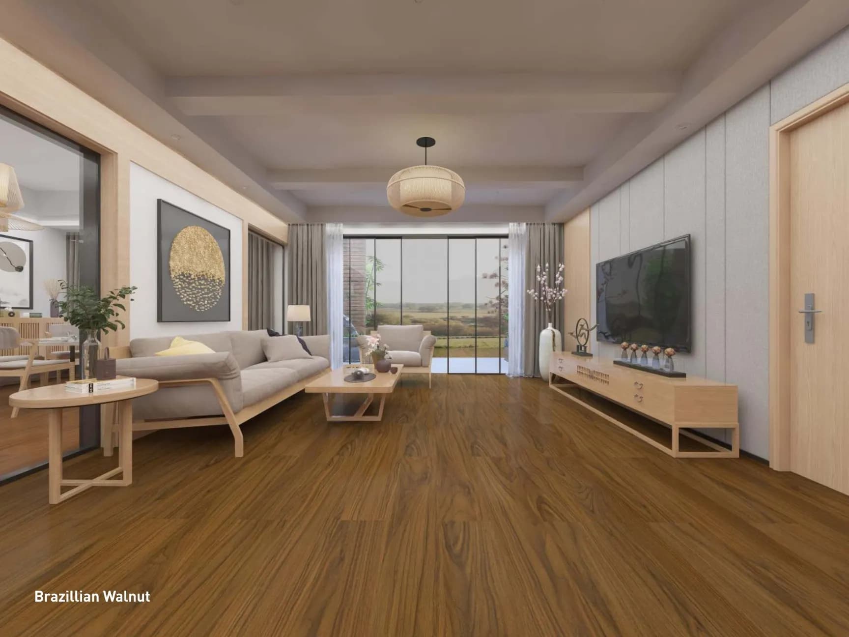 Defloors The Walnut - Brazillian Walnut 8mm Flooring
