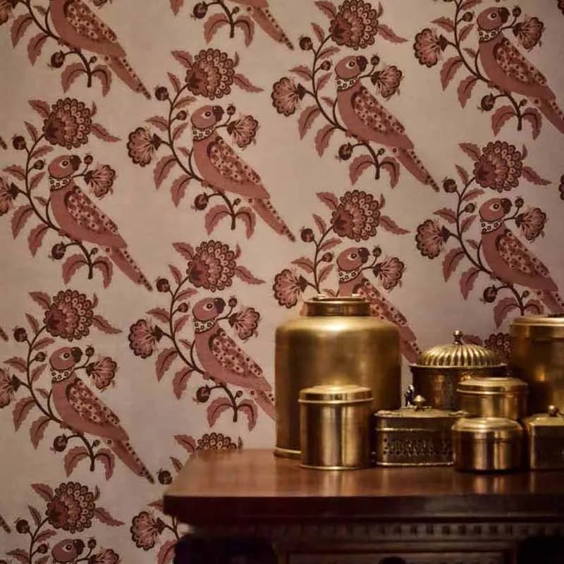 Sabya Final Cinnamon - Luxury Wallpapers And Fabric - W046D28PS75