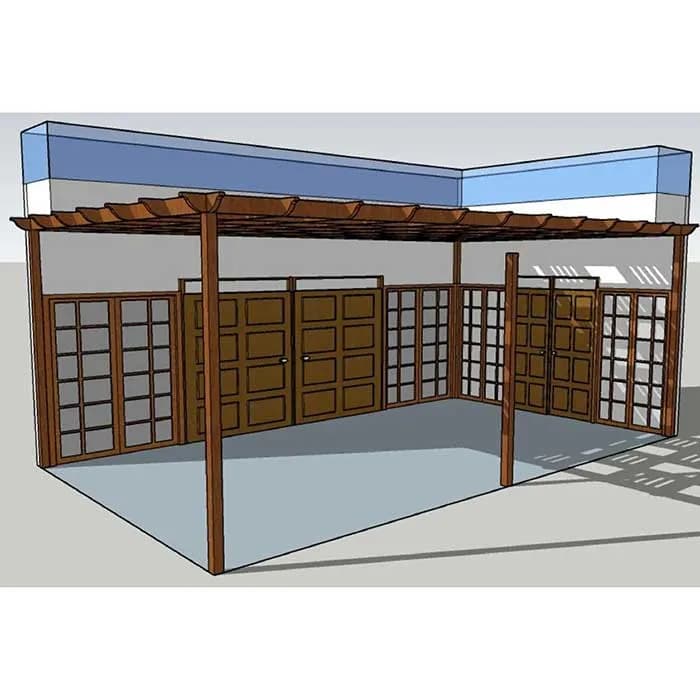 Pergola 3D-12
