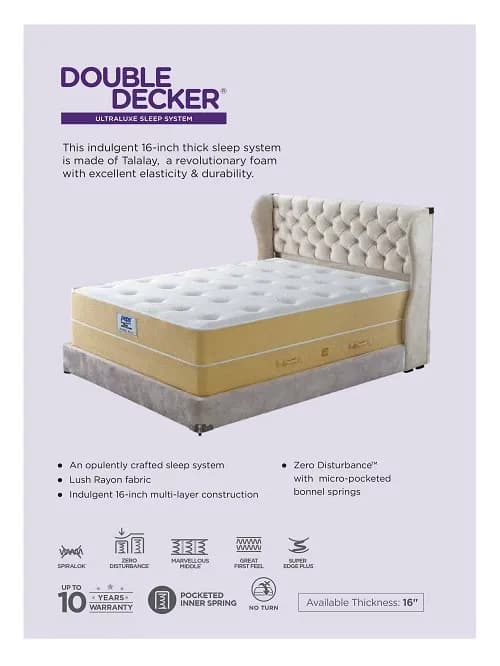 Peps Double Decker Ultraluxe Sleep Mattress