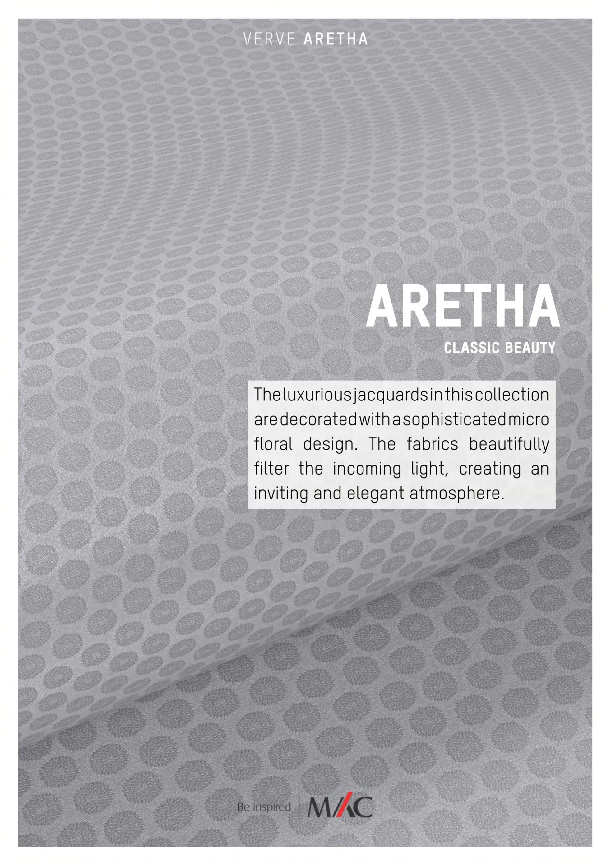 Mac Roller Blind Verve Aretha Collection