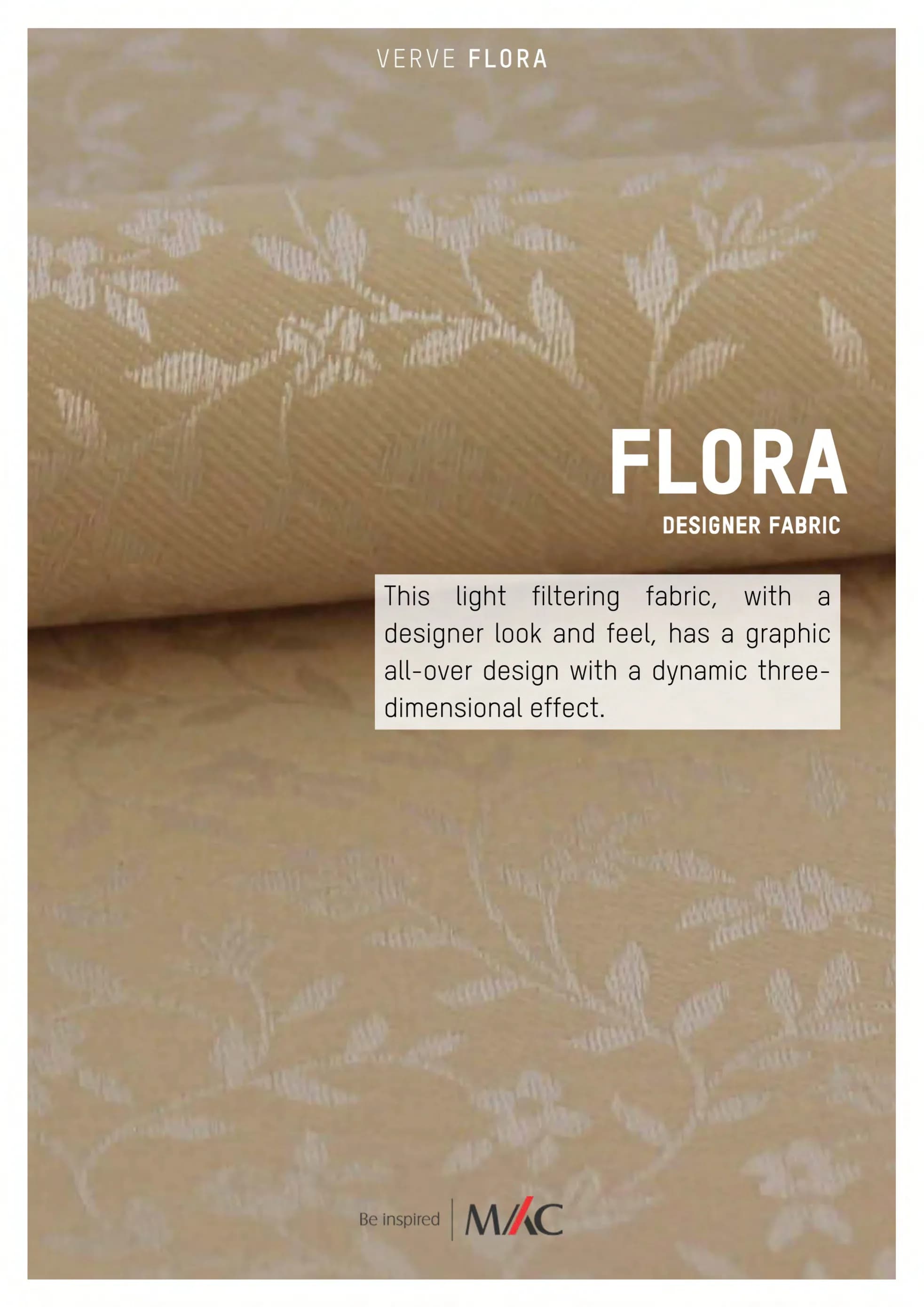 Mac Roller Blind Verve Flora Collection