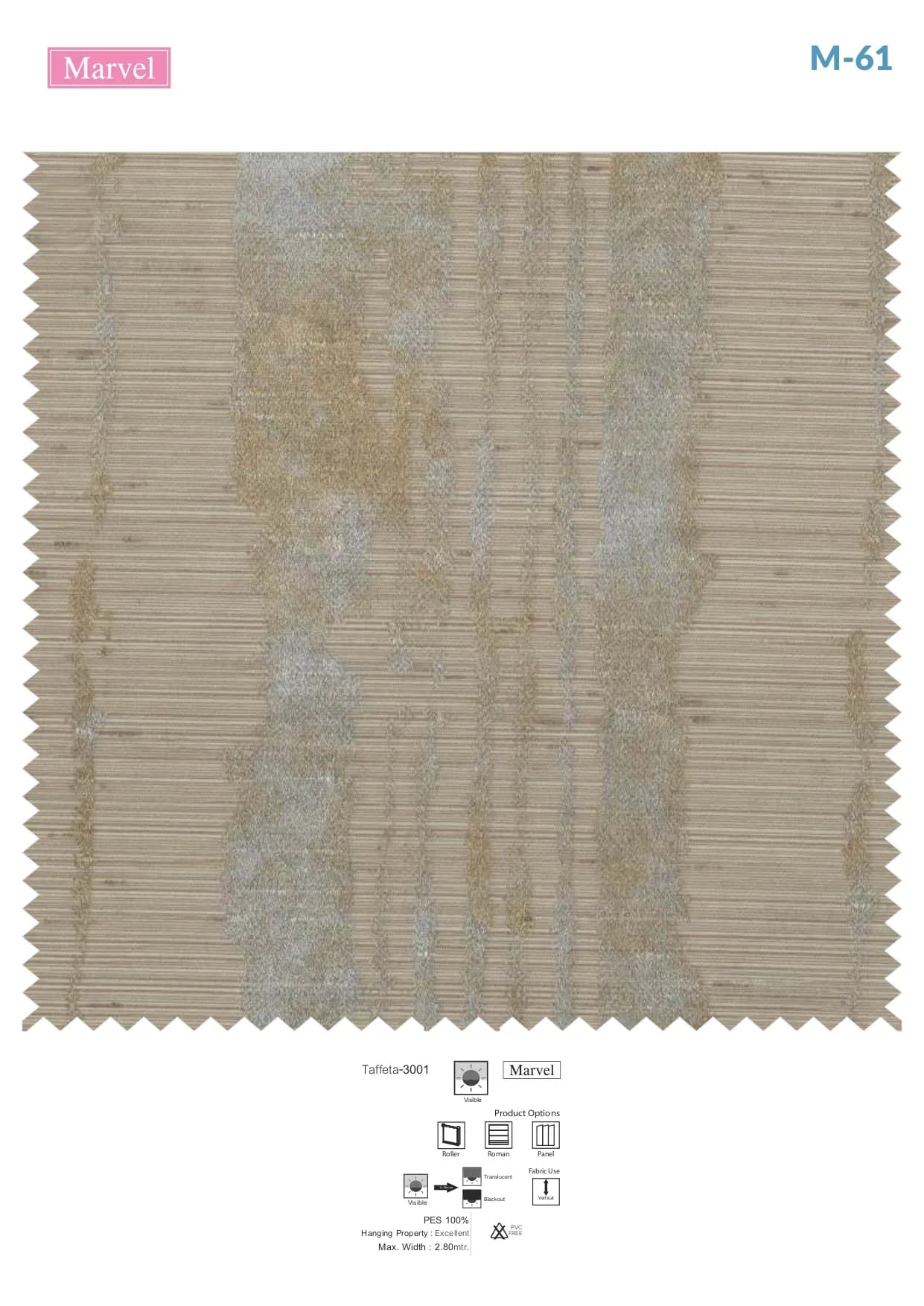 Marvel Roller Blind Taffeta Collection