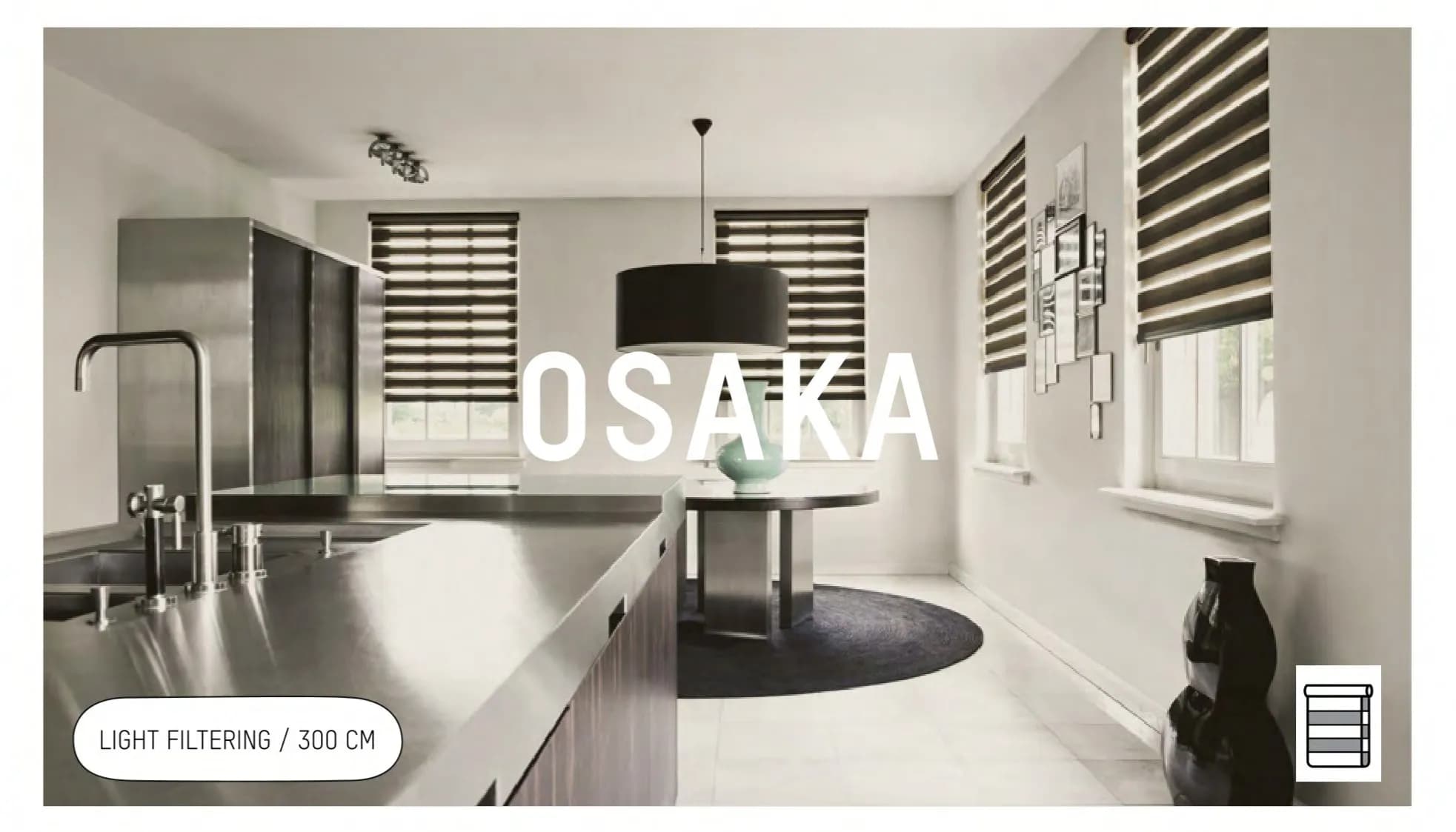 Osaka Mac Zebra Blind