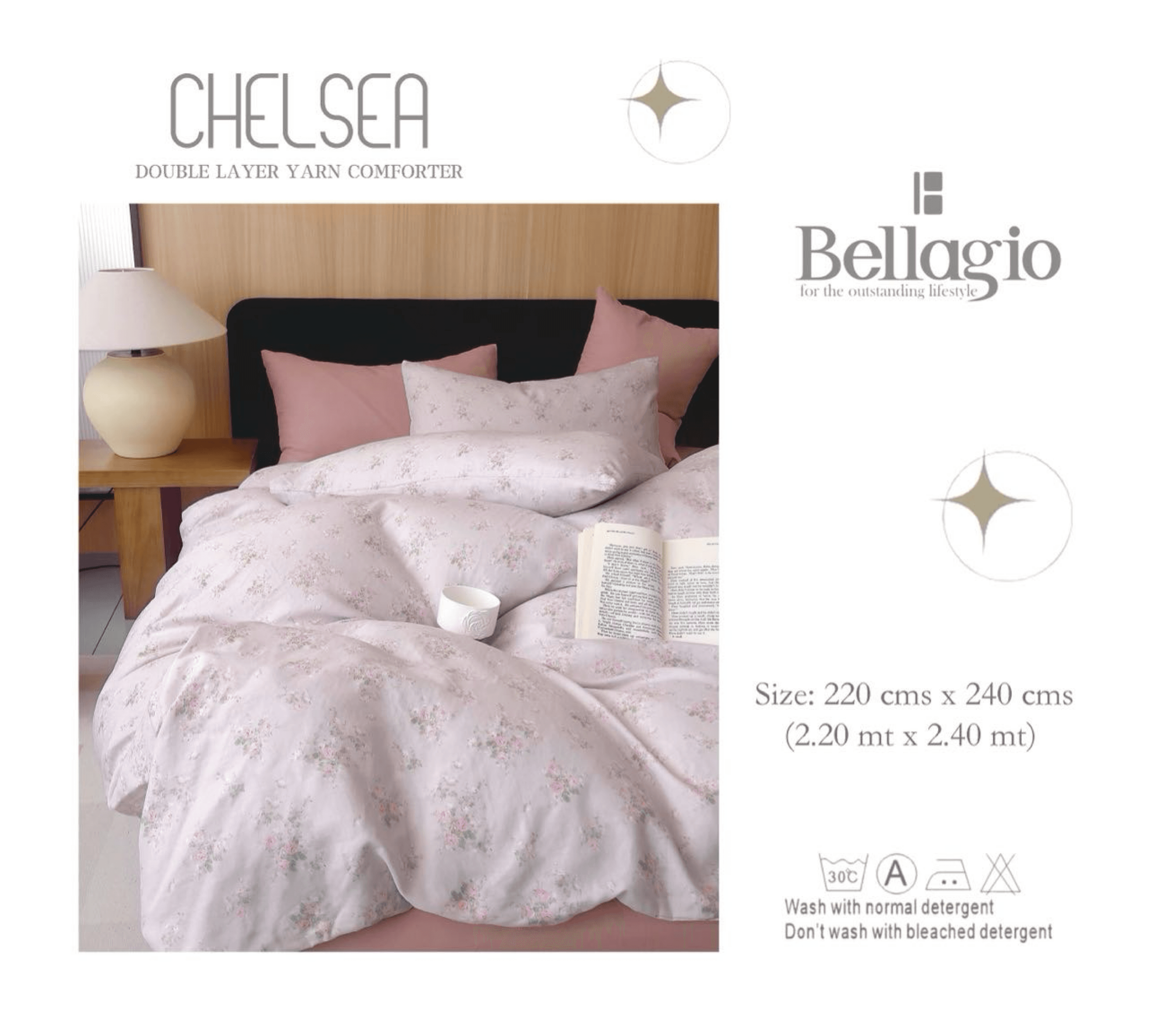 Chelsea Double Layer Yarn Comforter - 18