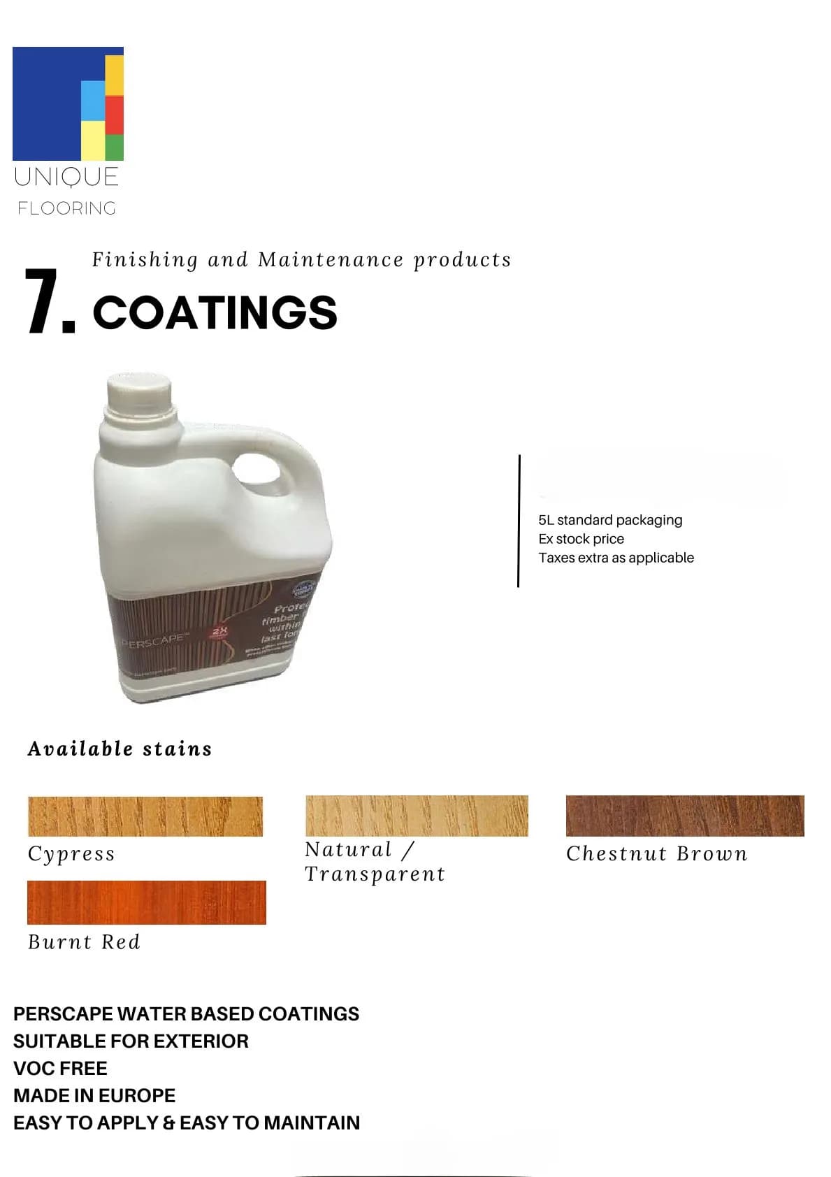 COATINGS Thermory pine– Durable Wood