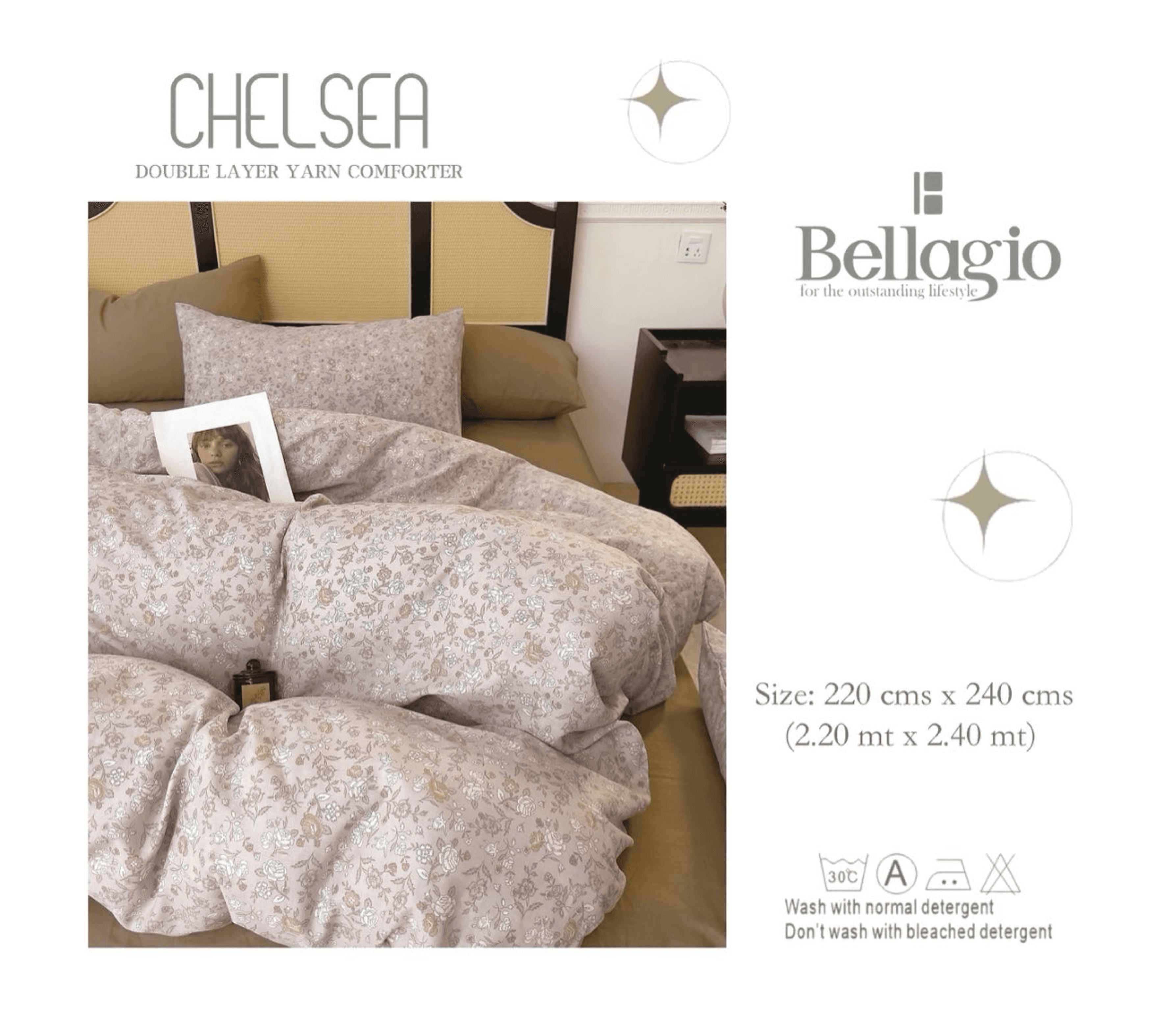 Chelsea Double Layer Yarn Comforter - 20