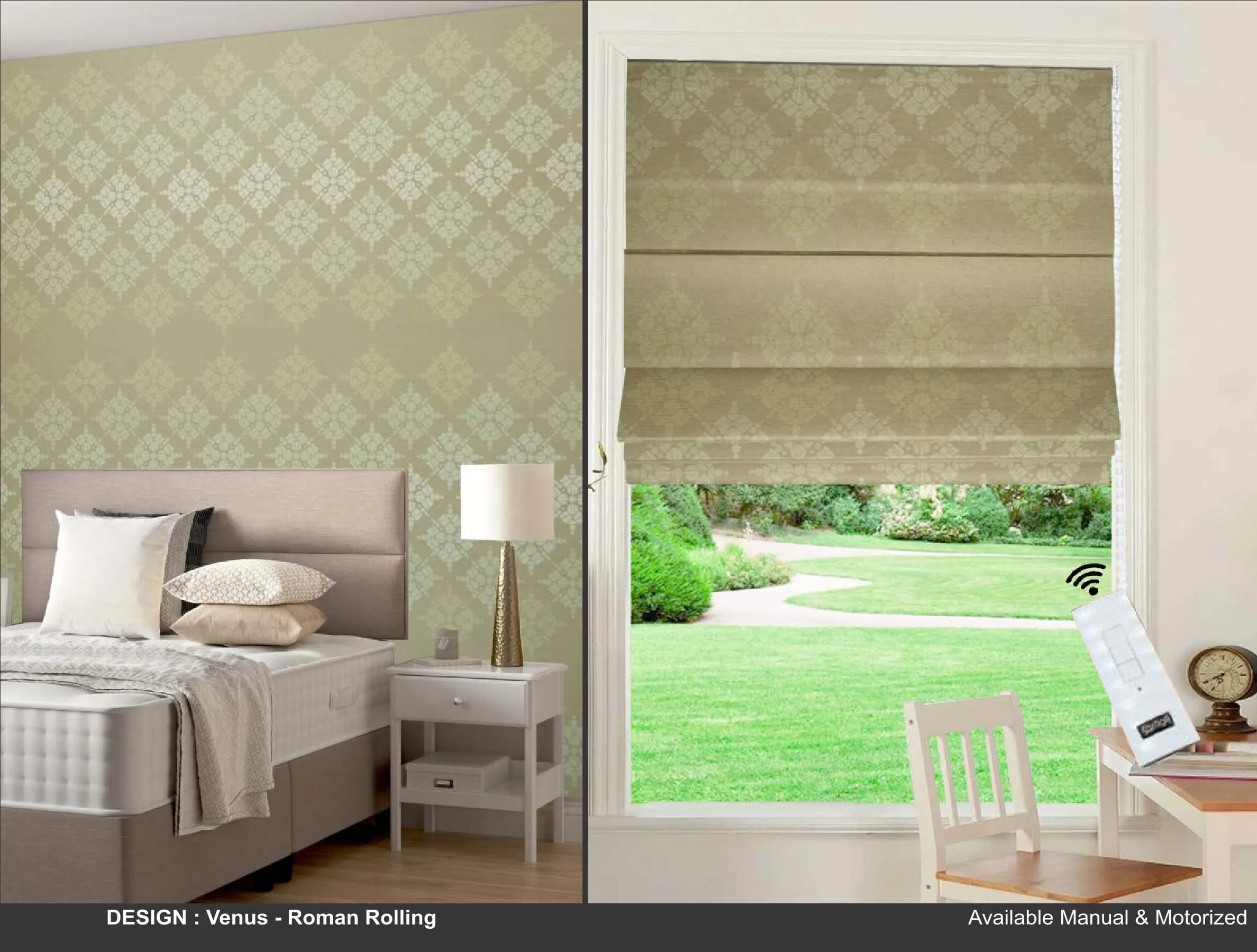 Kazage Venus Printed Blinds & Wallpapers Design