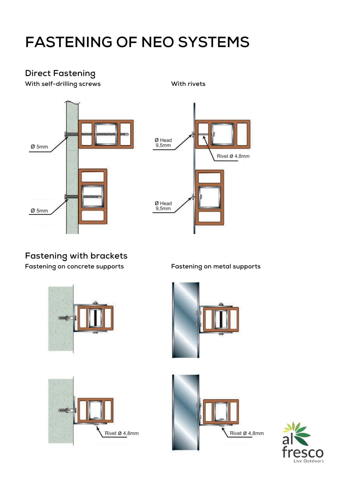 Wonderwood FASTENING OF NEO SYSTEMS– Stylish & Durable Outdoor Shade
