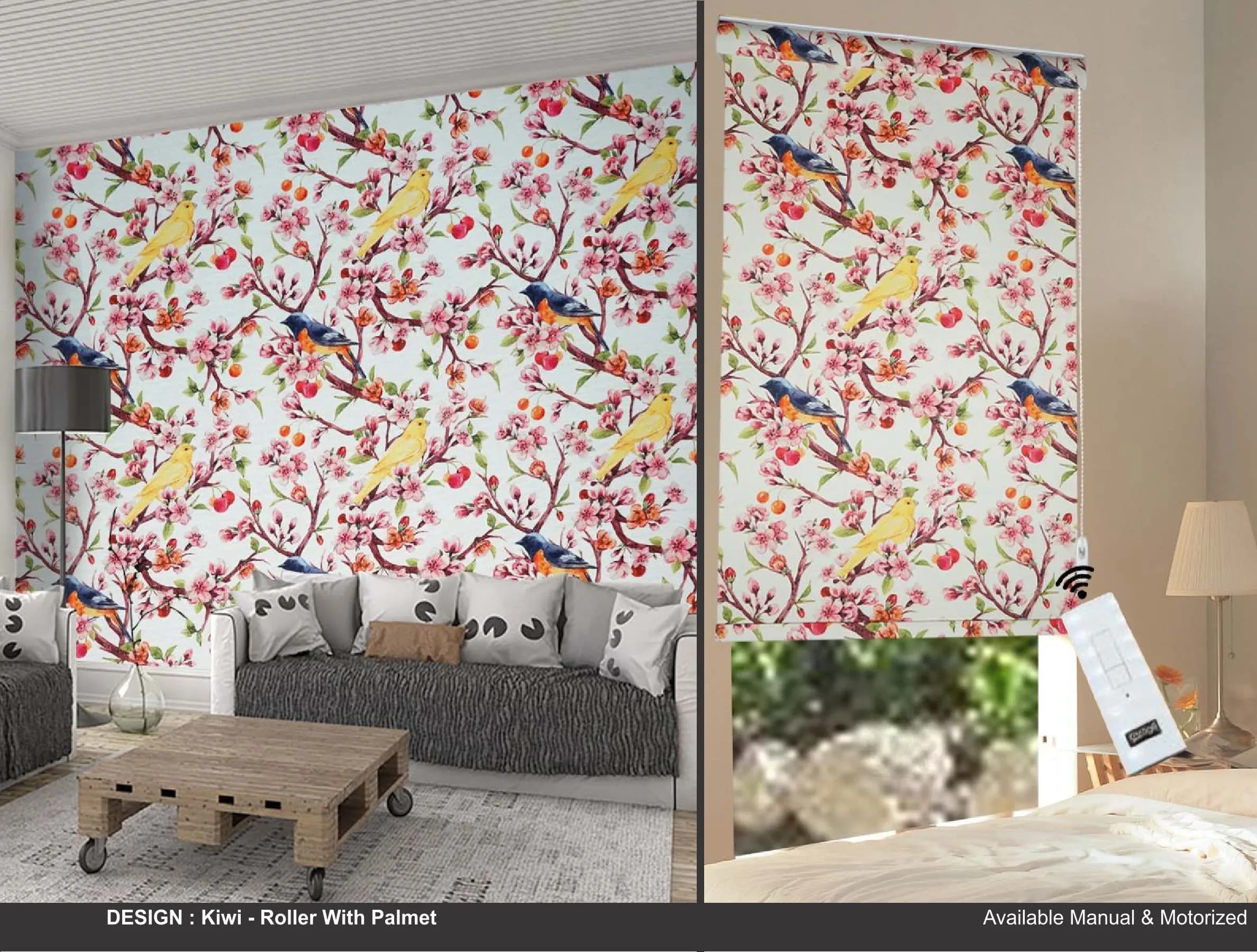 Kazage Kivi Printed Blinds & Wallpapers Design