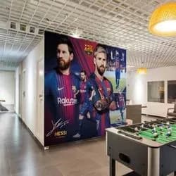 ED22075 Sports Addiction Wallpaper: Dynamic Decor Delight