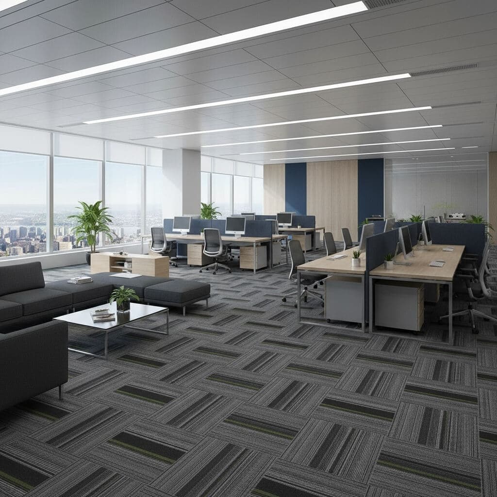 613 Mix Carpet Tiles | Durable Modular Flooring