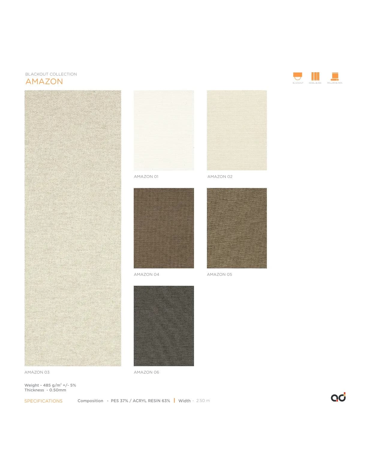 AD Cortina Collection Vol-2 Blackout Curtains AMAZON
