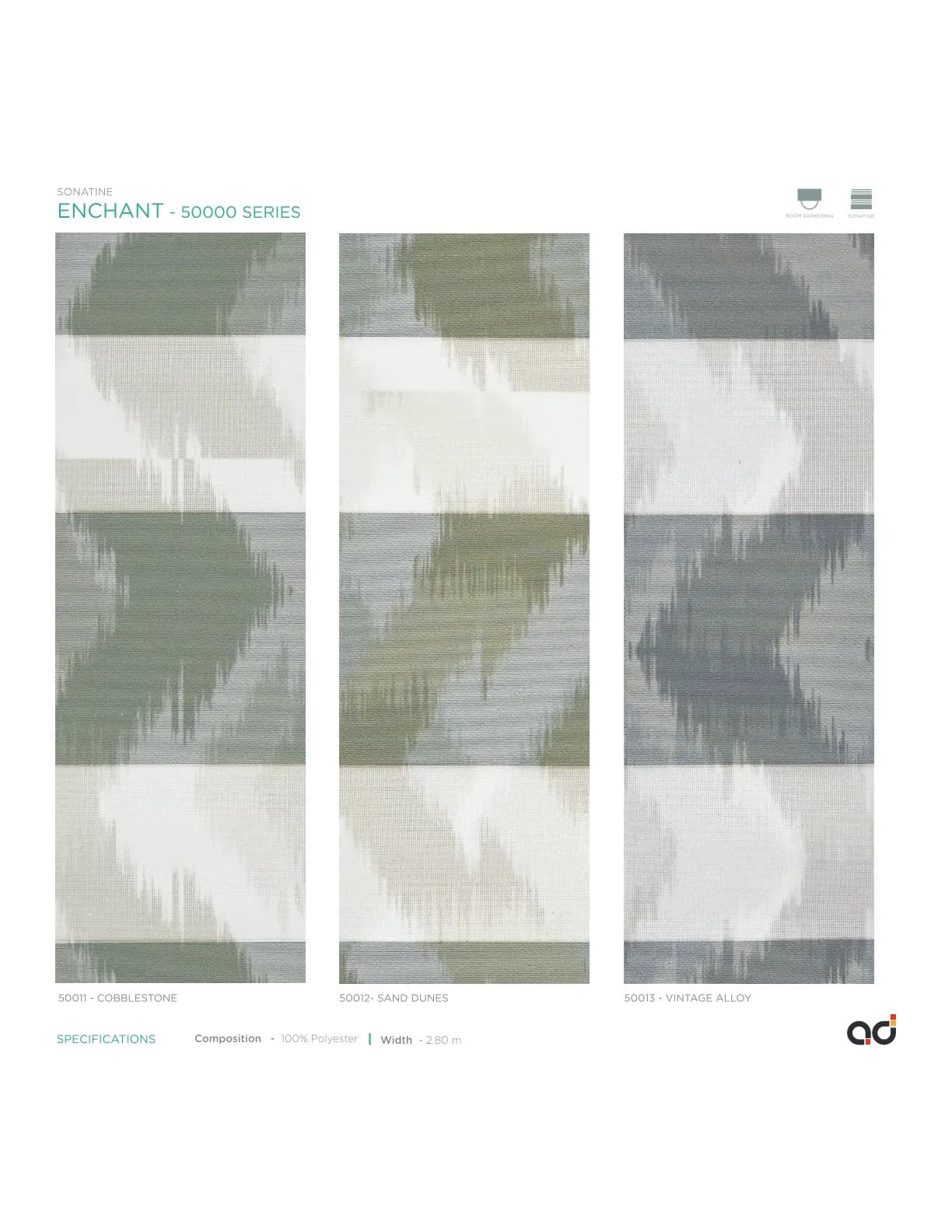 AD Vision Sonatine ENCHANT 50000 SERIES Curtains Vol-1