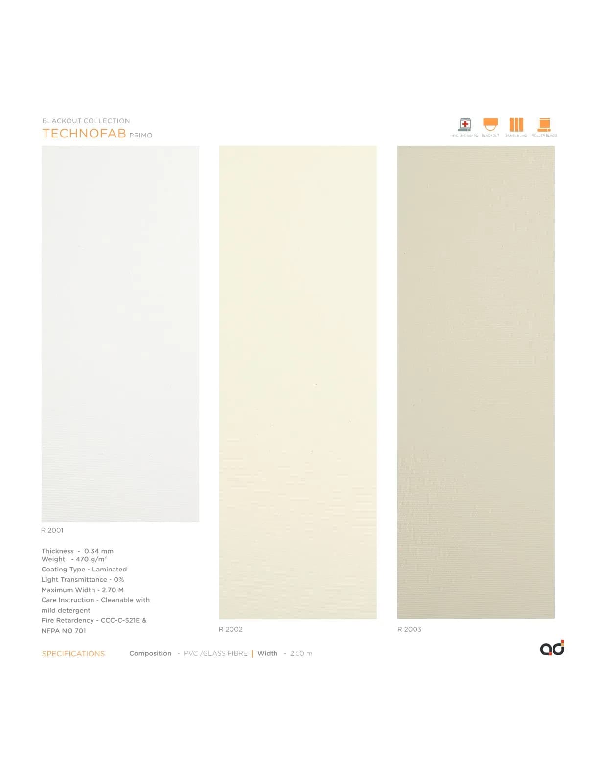 AD Cortina Collection Vol-2 Blackout Curtains TECHNOFAB