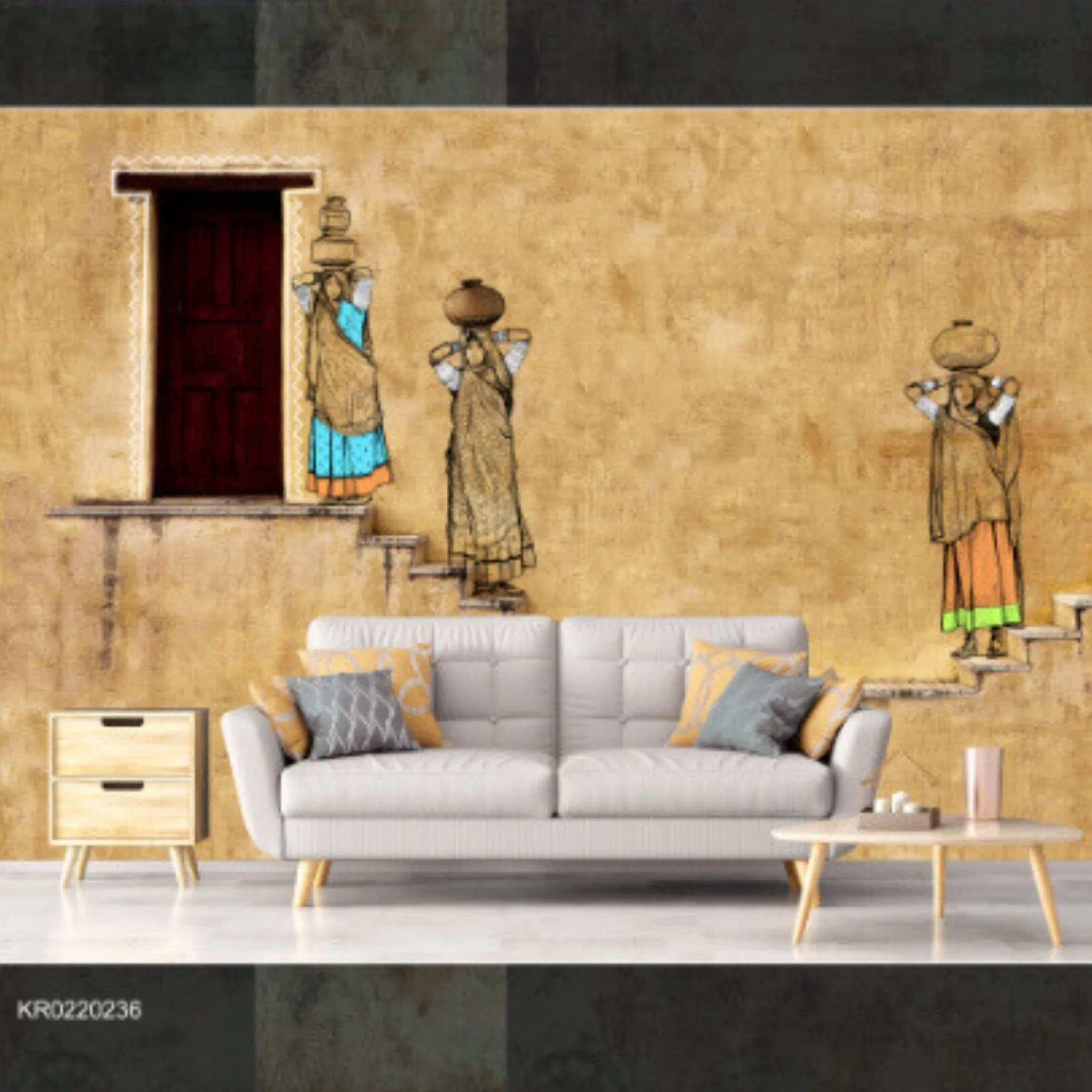 Alkemi Murals Kulture Customized Wallpaper | KR0220236