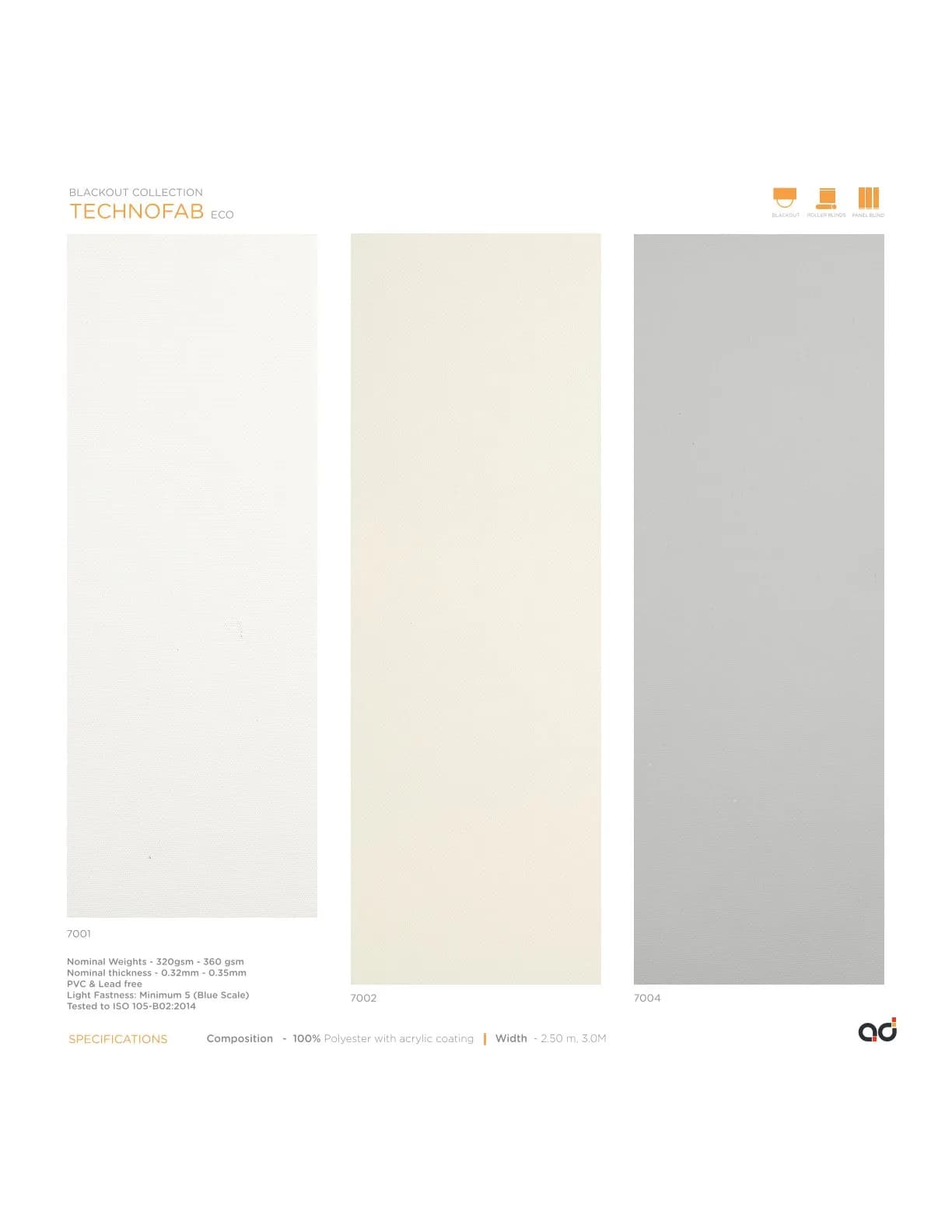 AD Cortina Collection Vol-2 Blackout Curtains TECHNOFAB ECO