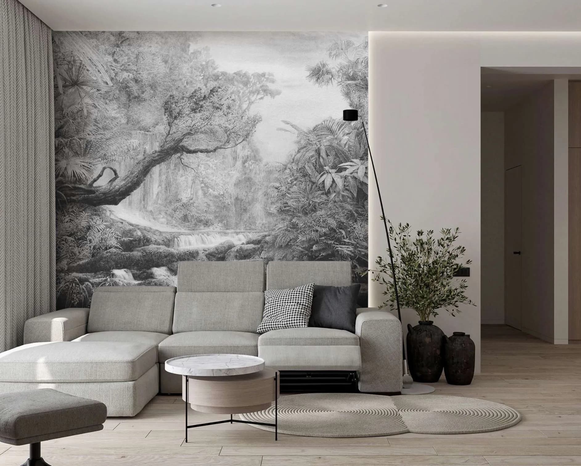 Alkemi Charcoal Customized Wallpaper | Ch23064