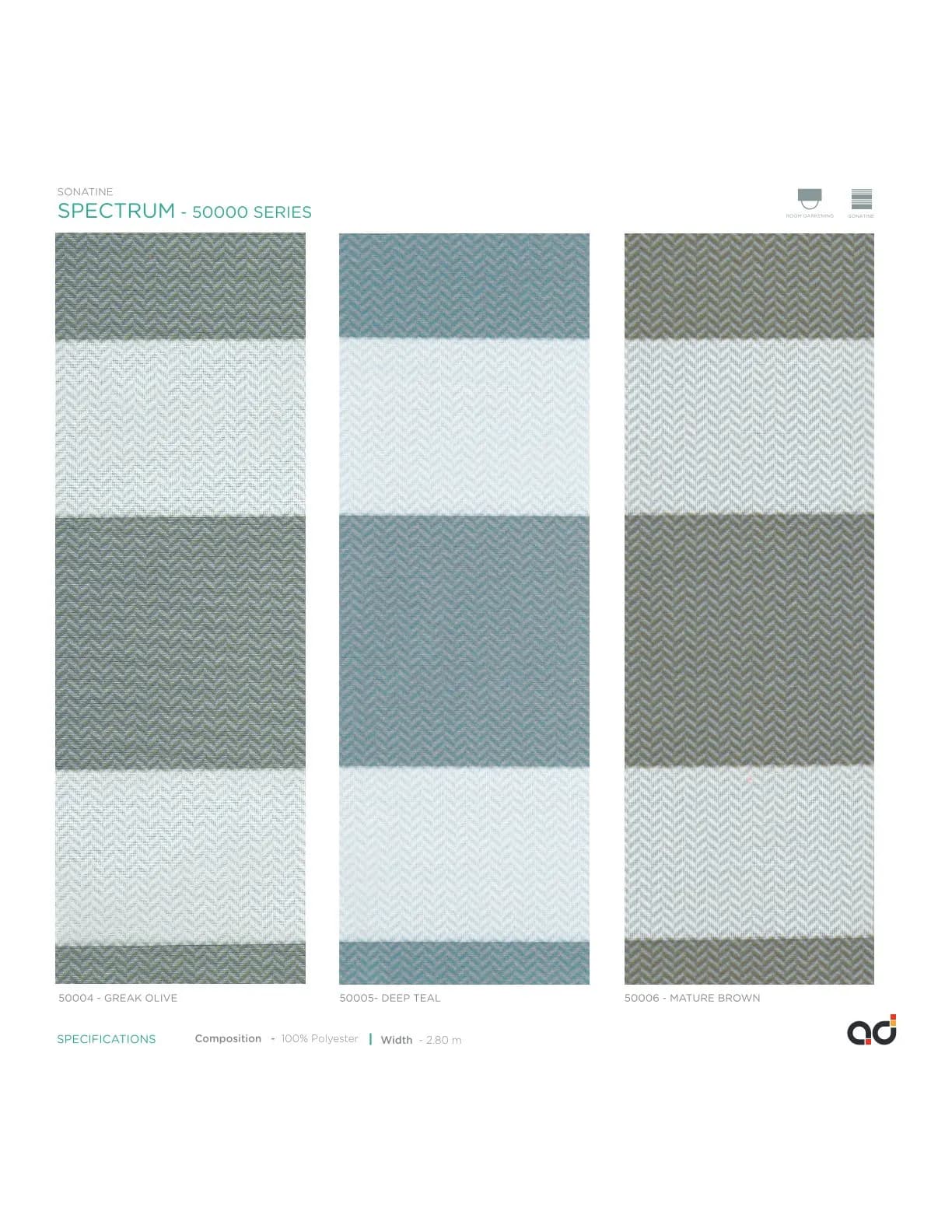AD Vision Sonatine SPECTRUM 50000 SERIES Curtains Vol-1