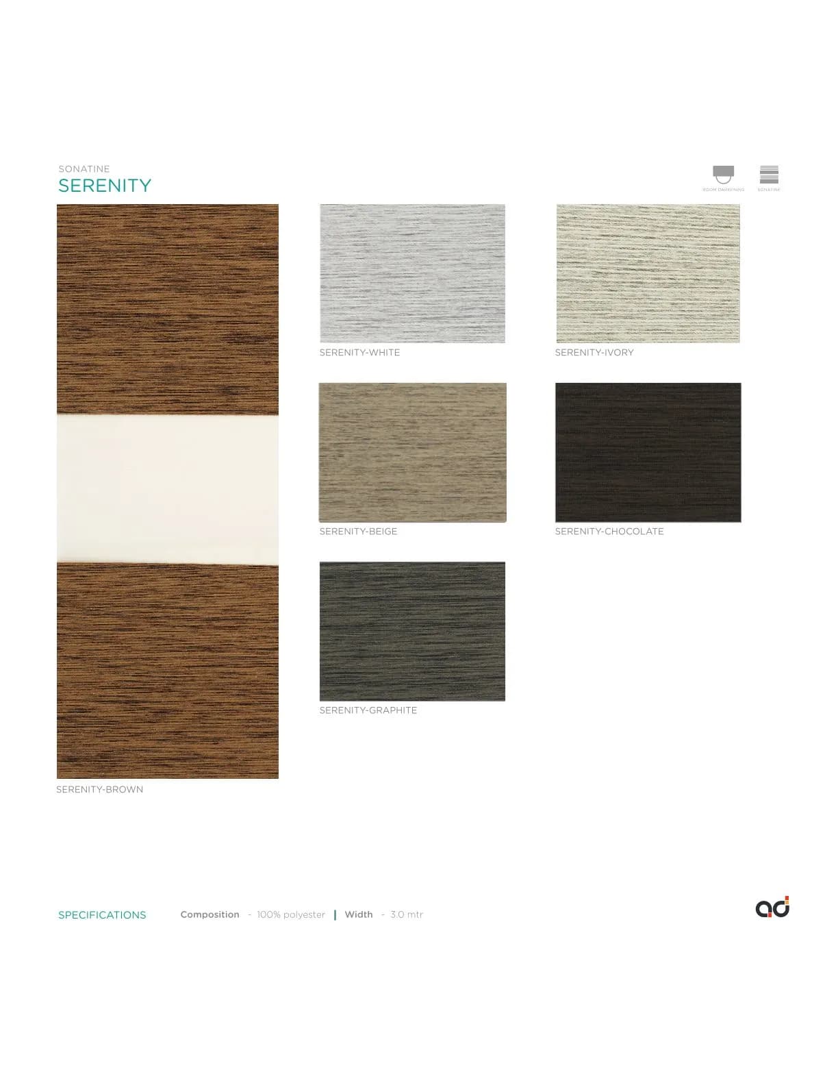 AD Vision Sonatine SERENITY Curtains Vol-1