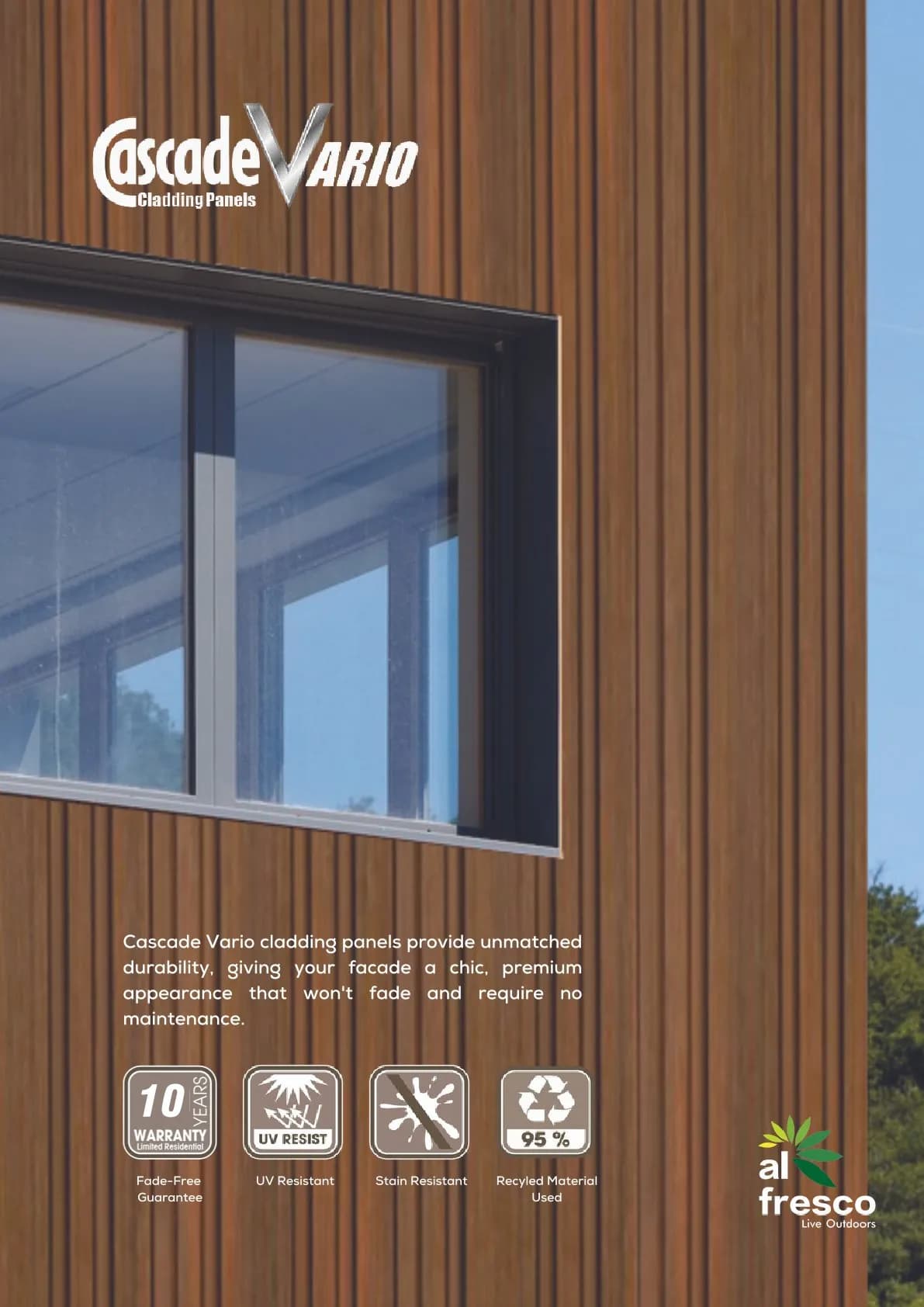 CASCADE VARIO Wonderwood Wall Cladding – Stylish & Durable Panels