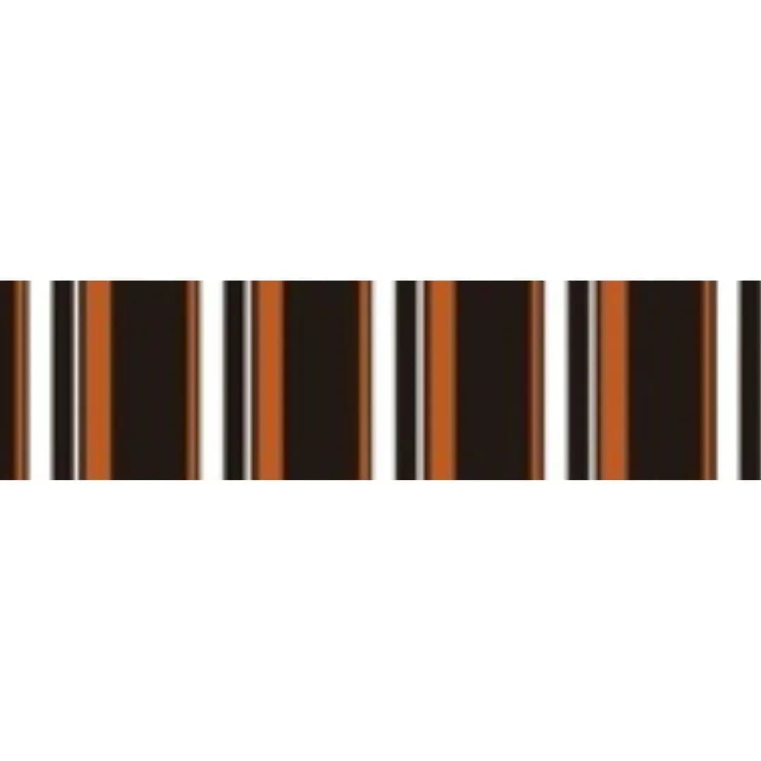 540 Brown Orange White PVC Awning - Stylish Outdoor Shade Solution