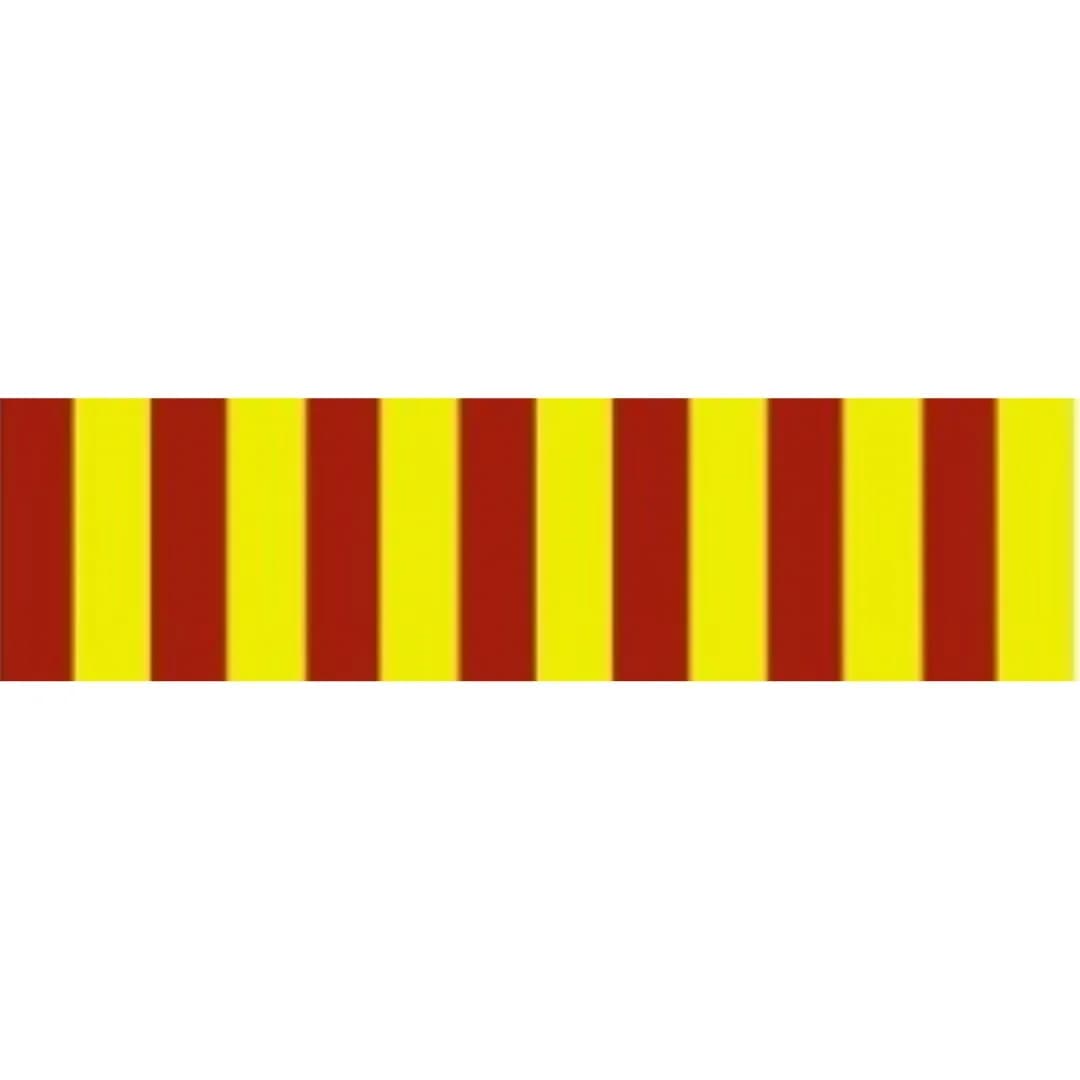 542 Red Yellow PVC Awning - Stylish Outdoor Shade Solution