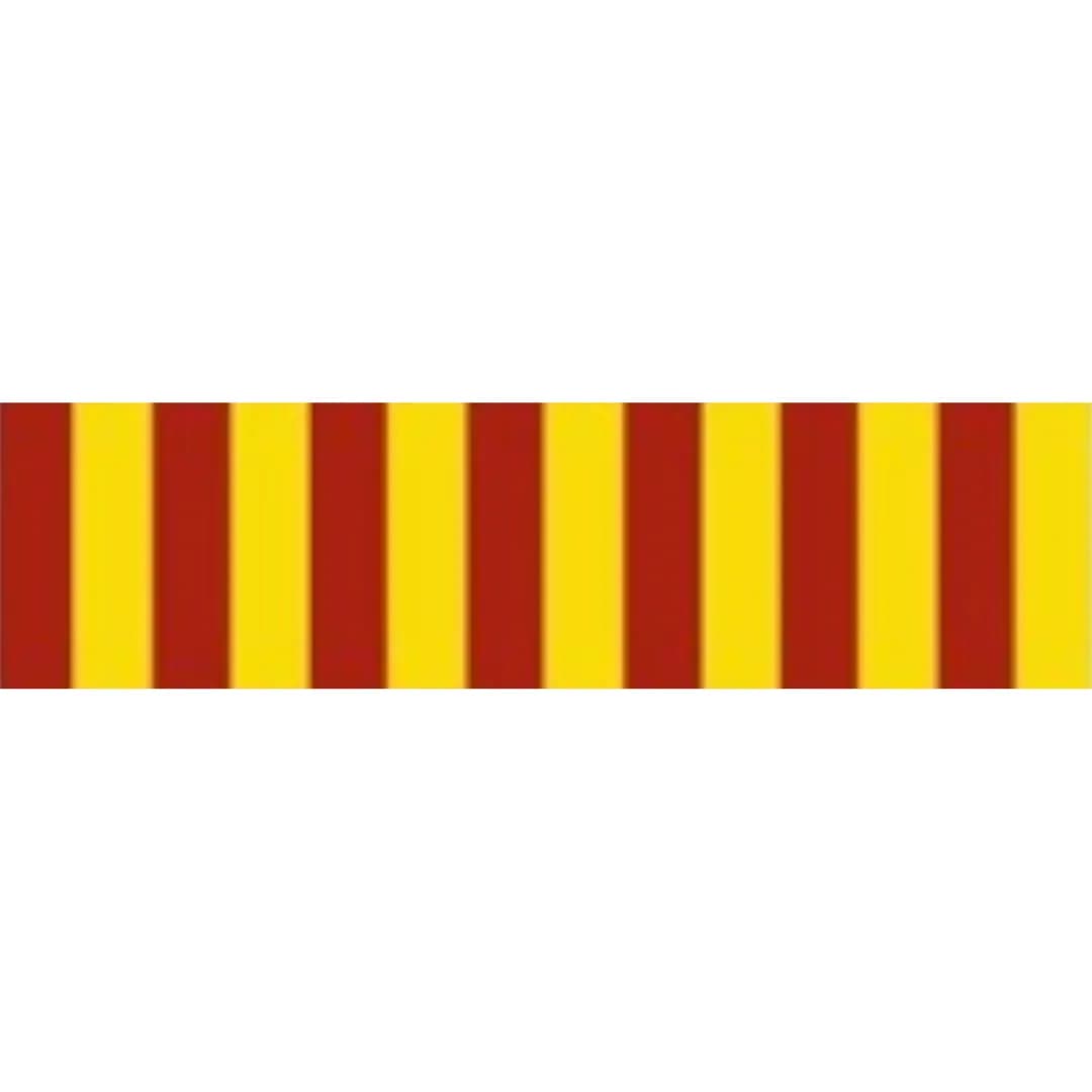 "Red Yellow C-708 PVC Awning - Weatherproof Shade for Outdoor Spaces"