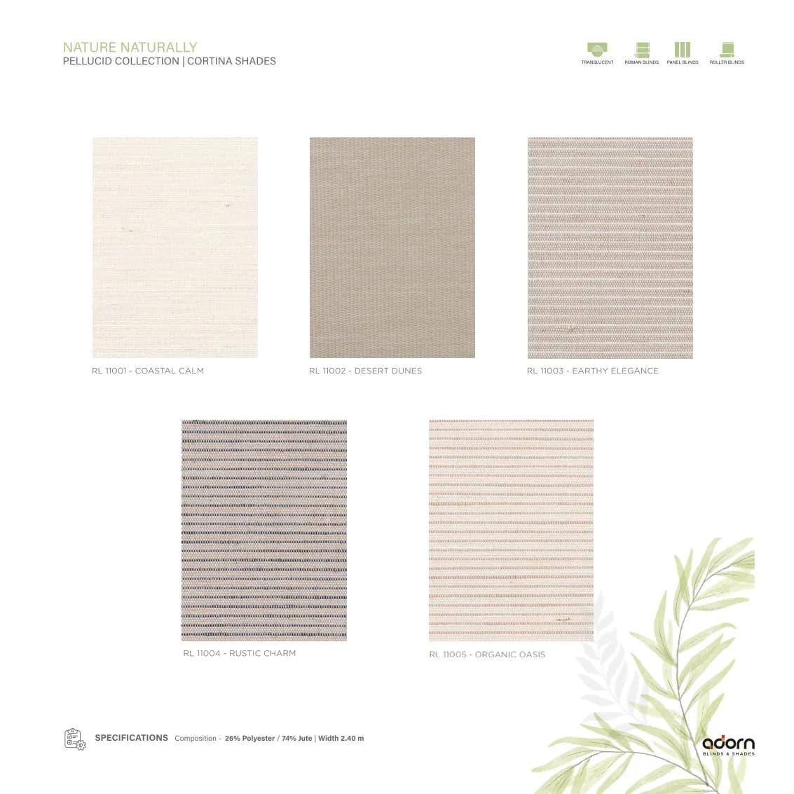 AD Cortina Collection Vol-1 – Elegant & Timeless Designs NATURE NATURALLY