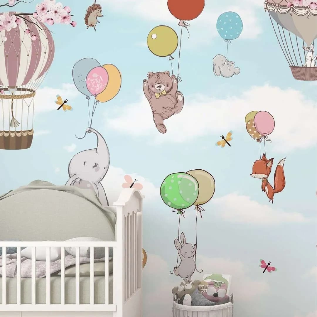 Cute Sky Parade | Kids Wallpaper Collection