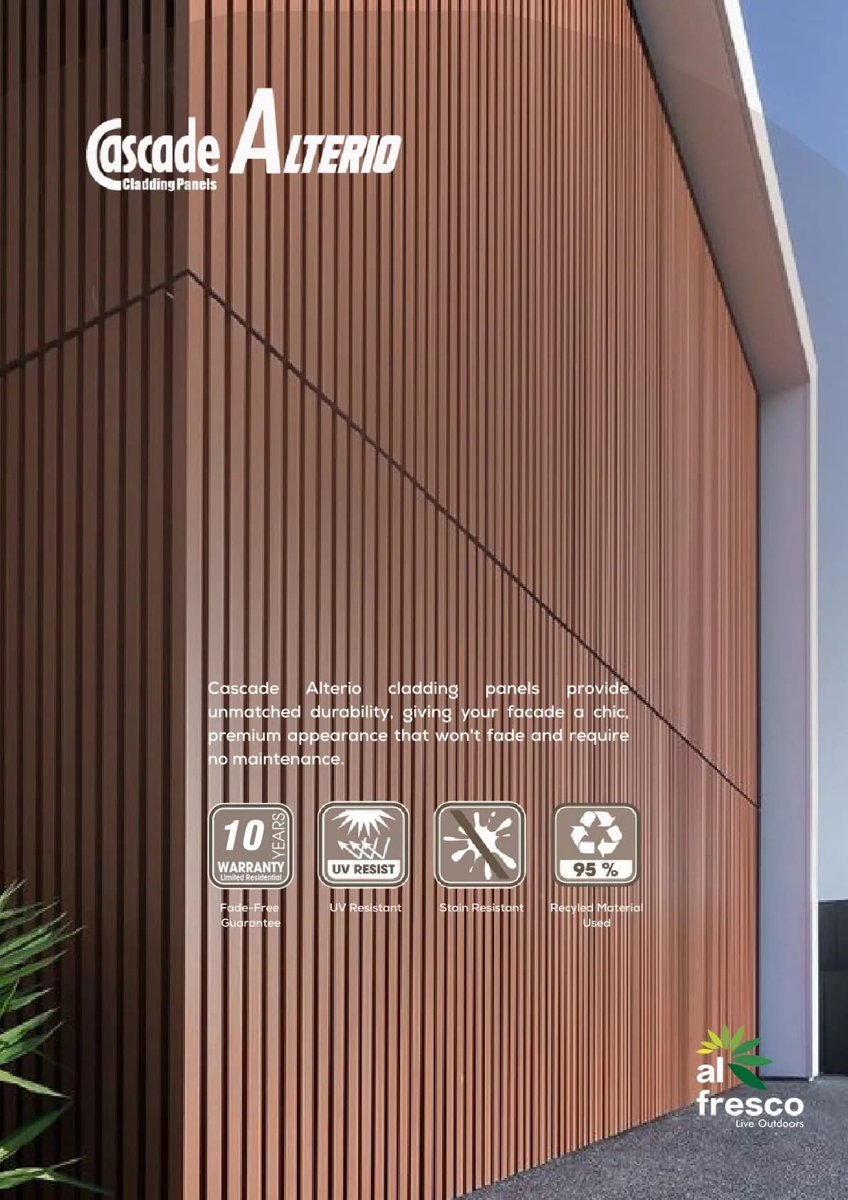 CASCADE ALTERIO Wonderwood Wall Cladding – Stylish & Durable Panels