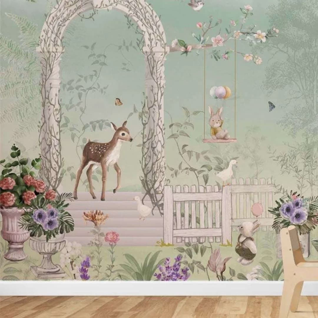 Wildlife Archway | Kids Wallpaper Collection