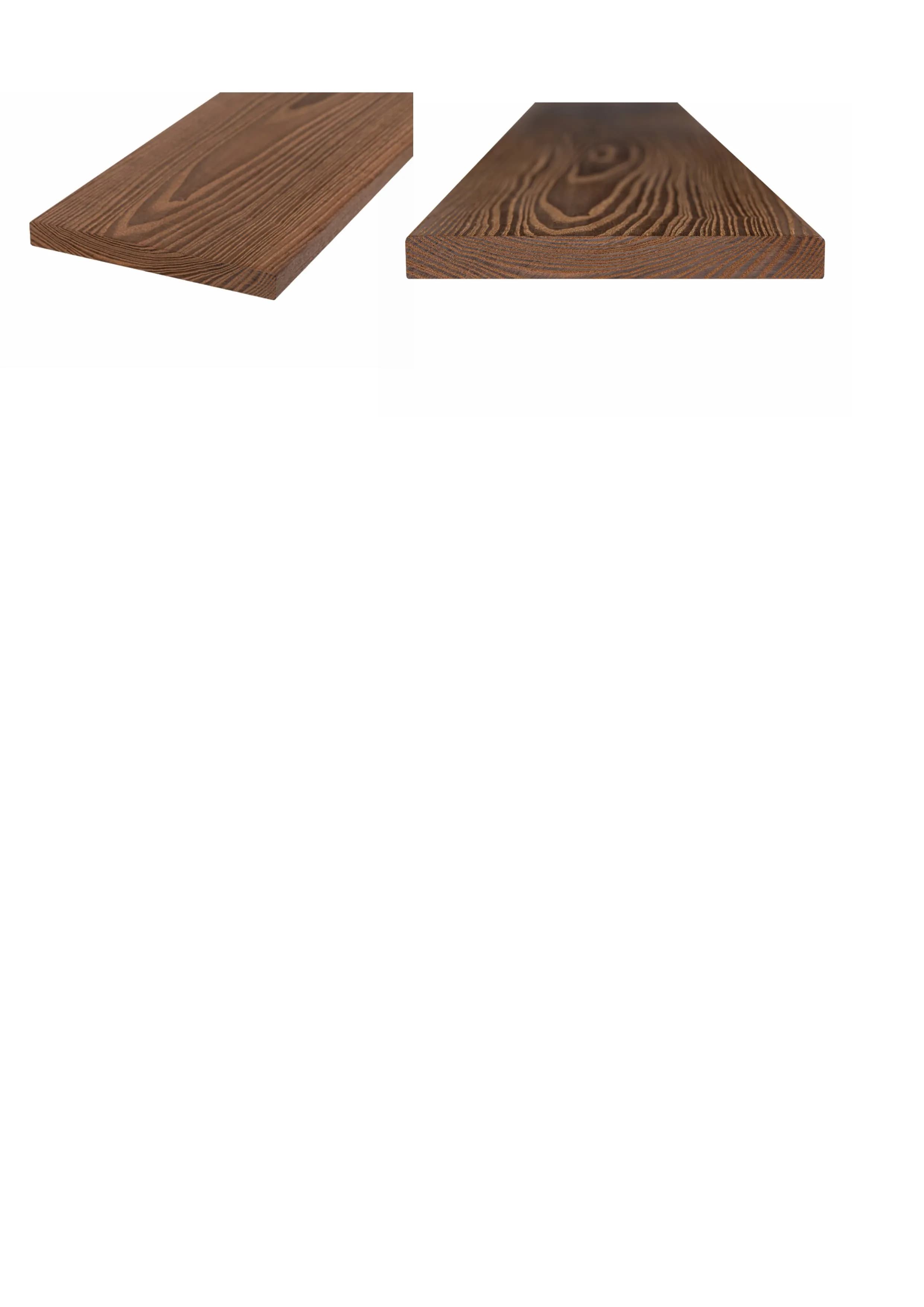 Thermory Ash Wood Deck Planks – 132mm/112 x 20mm x 800mm-1500mm Flooring