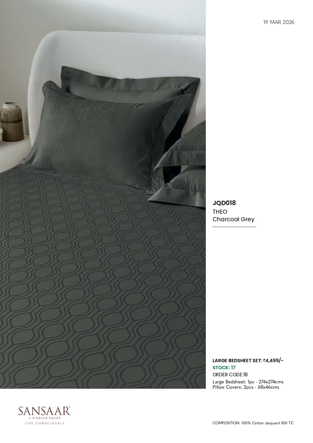 JQD018 THEO Charcoal Grey