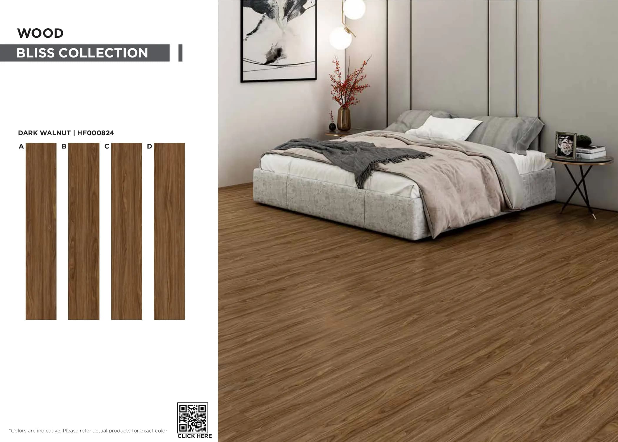 Eden Cinnamon SPC Planks PVC Flooring | HF001137