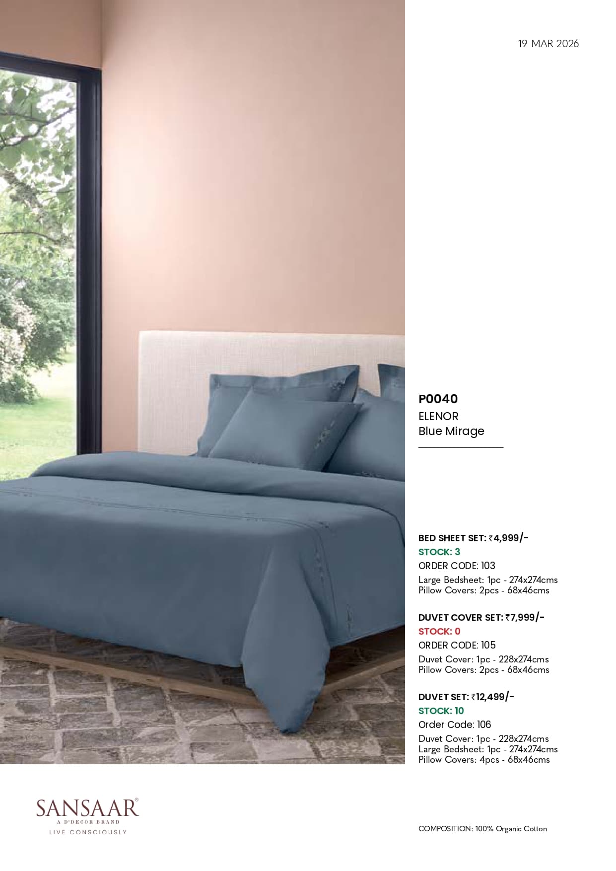 P0040 ELENOR Blue Mirage