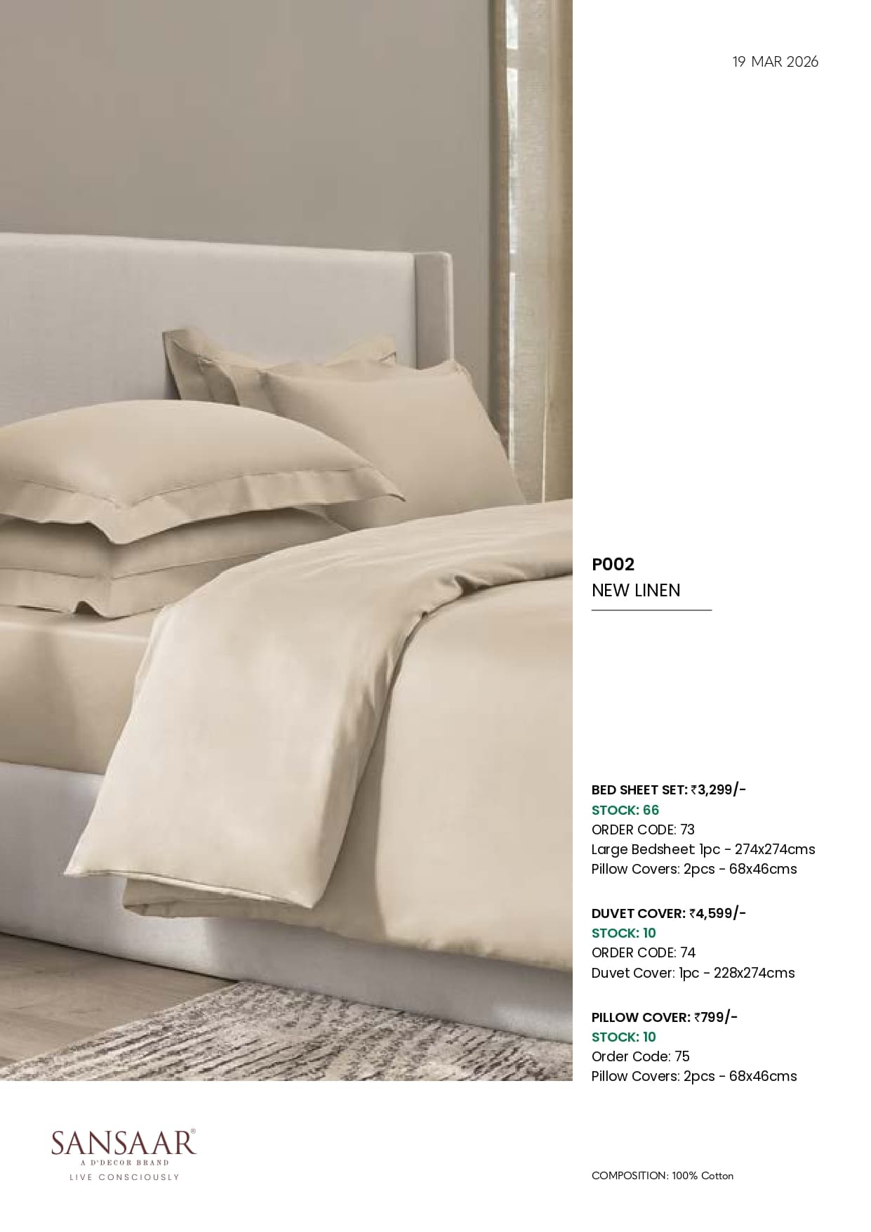 P002 NEW LINEN