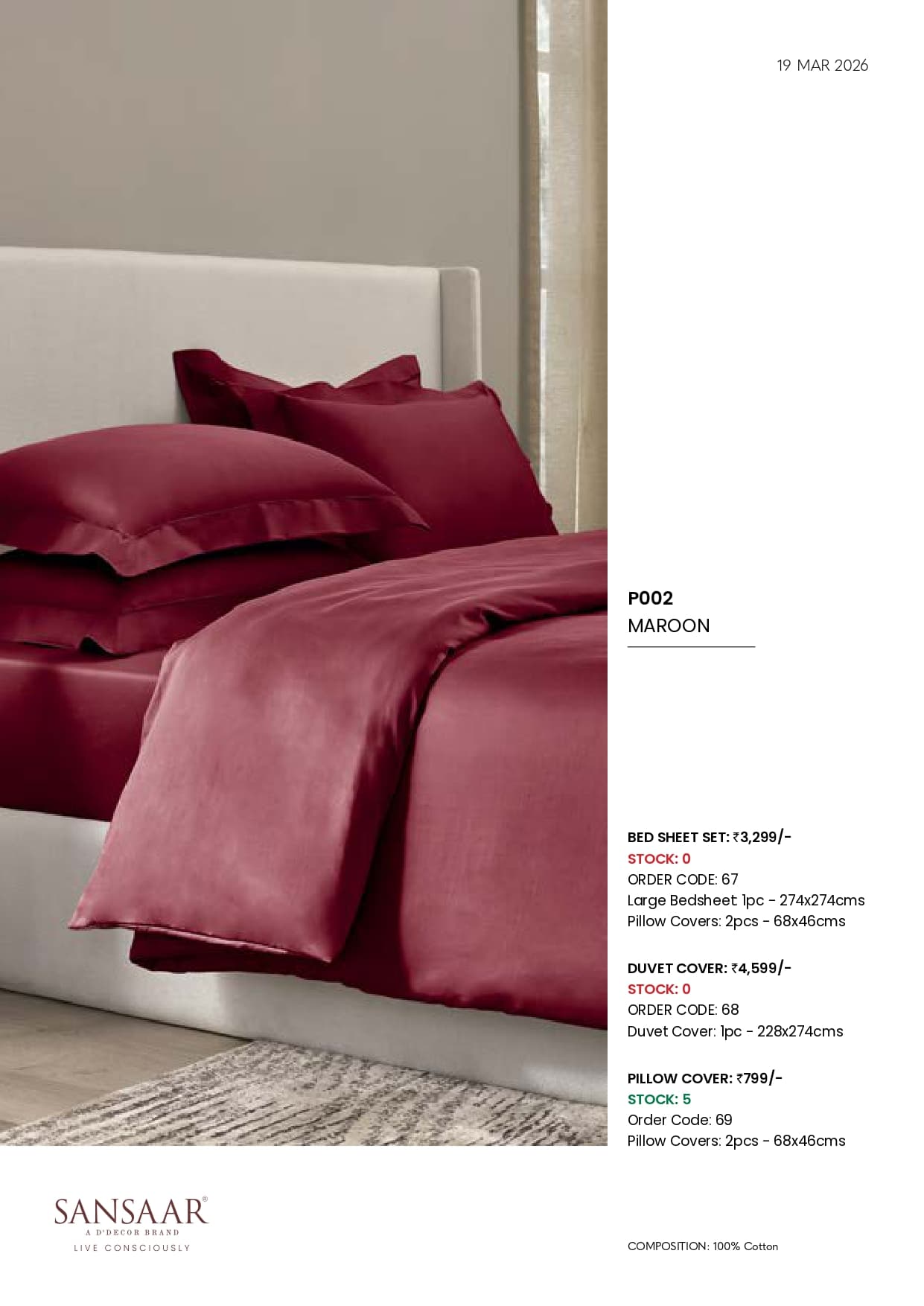P002 MAROON