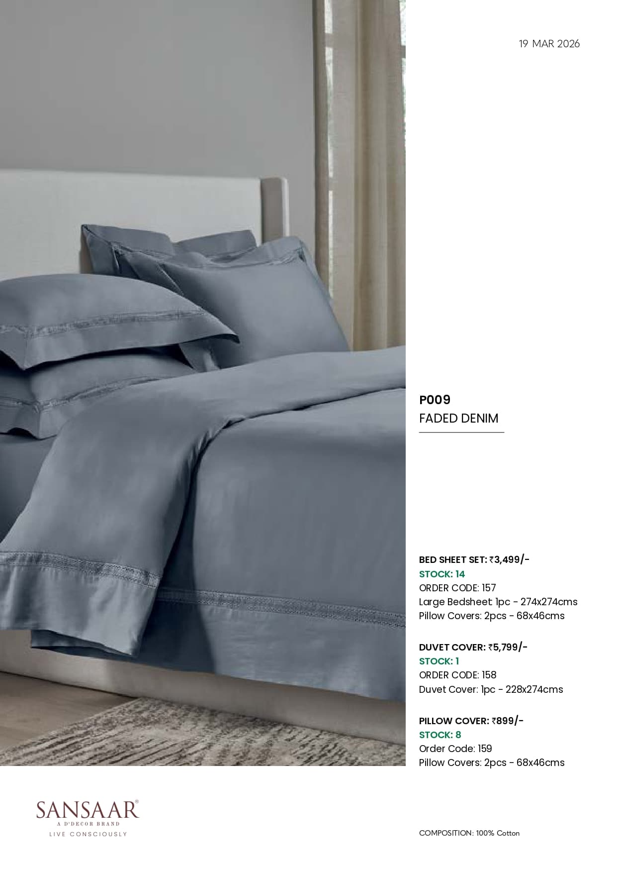 P009 FADED DENIM