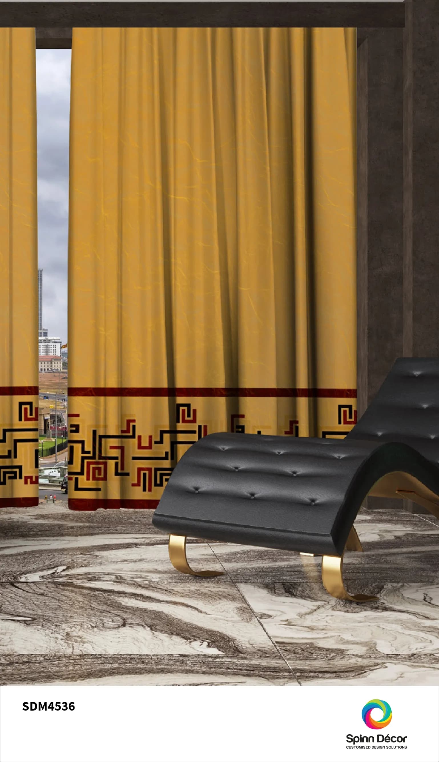 Customized Curtains - Spin Decor | 4536