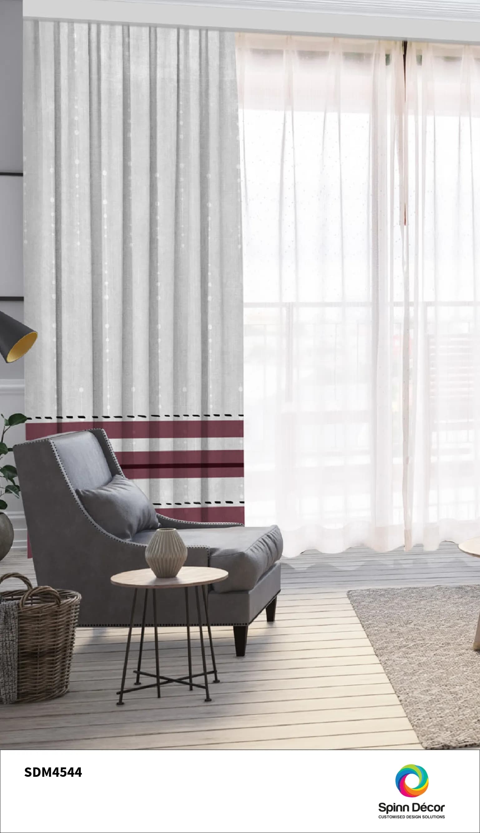 Customized Curtains - Spin Decor | SDM 4544