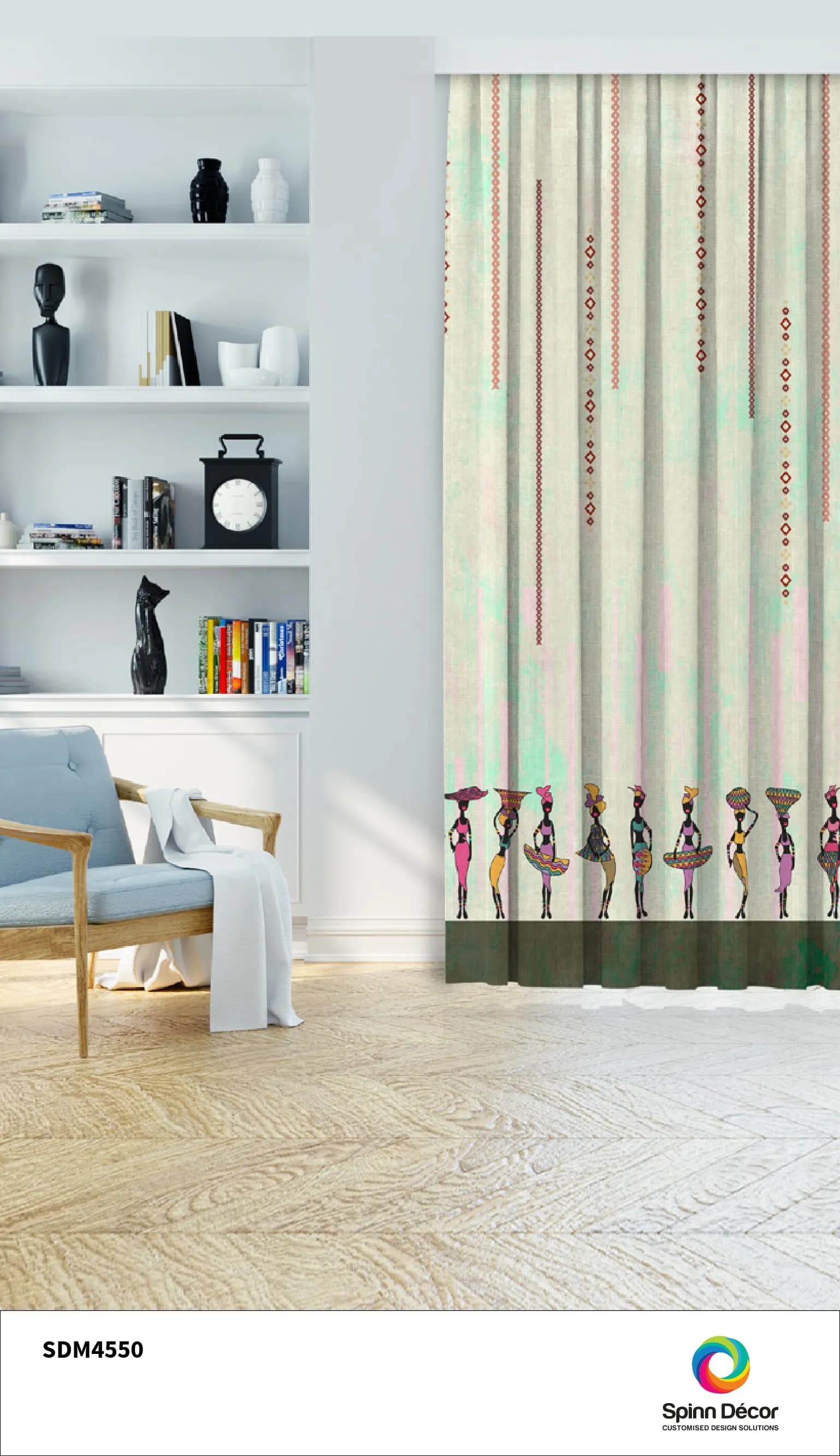 Customized Curtains - Spin Decor | SDM 4550