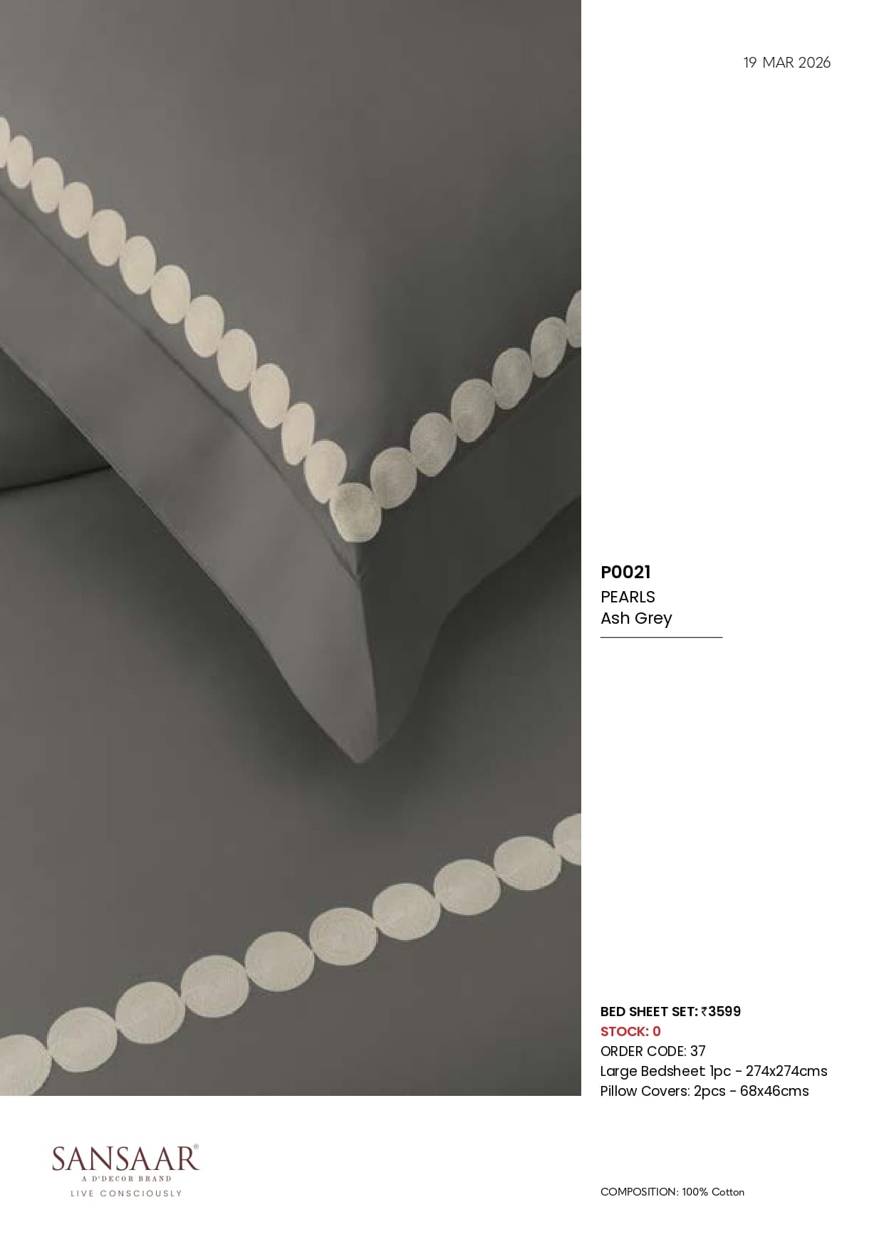 P0021 PEARLS Ash Grey