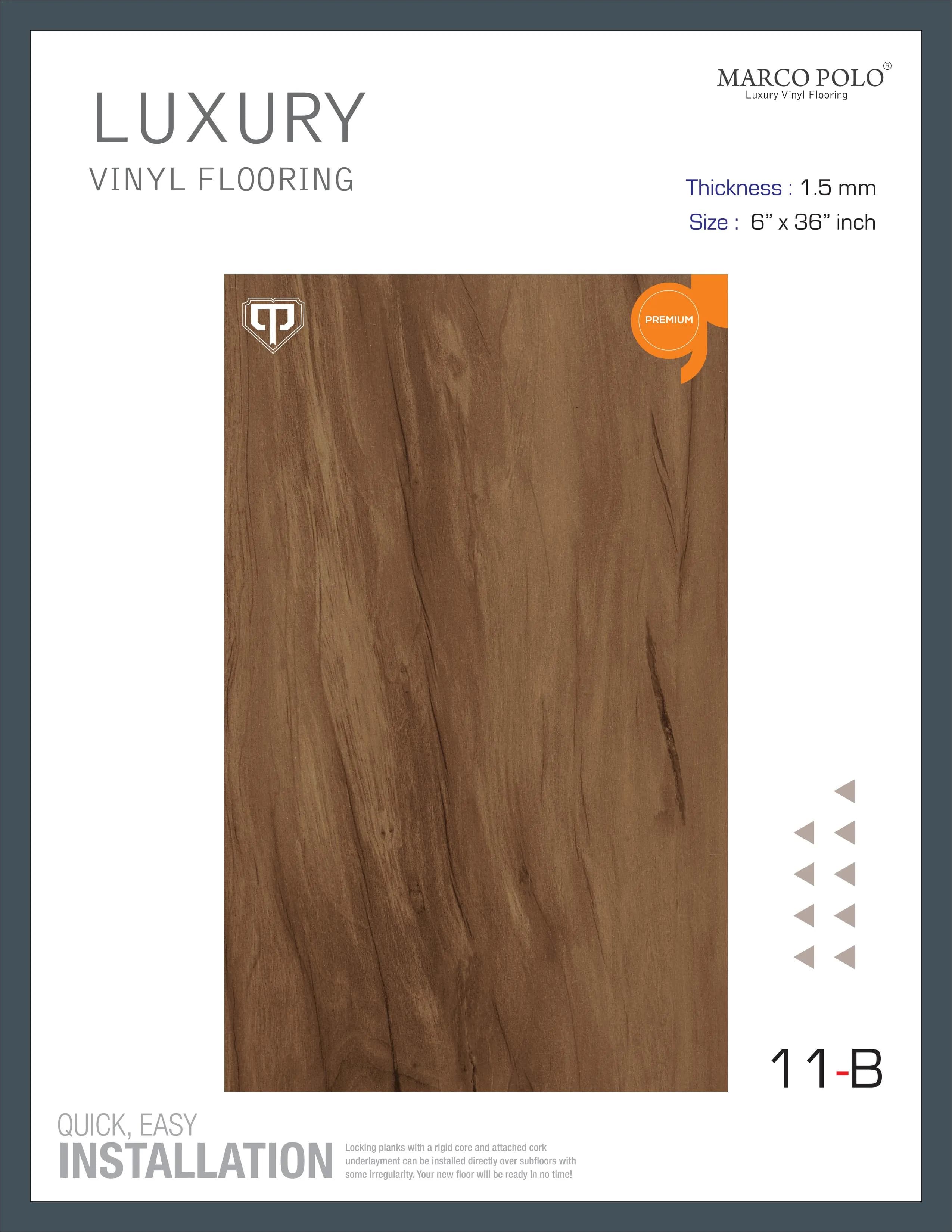 Marcopolo PVC Plank Flooring - Durable & Stylish Option