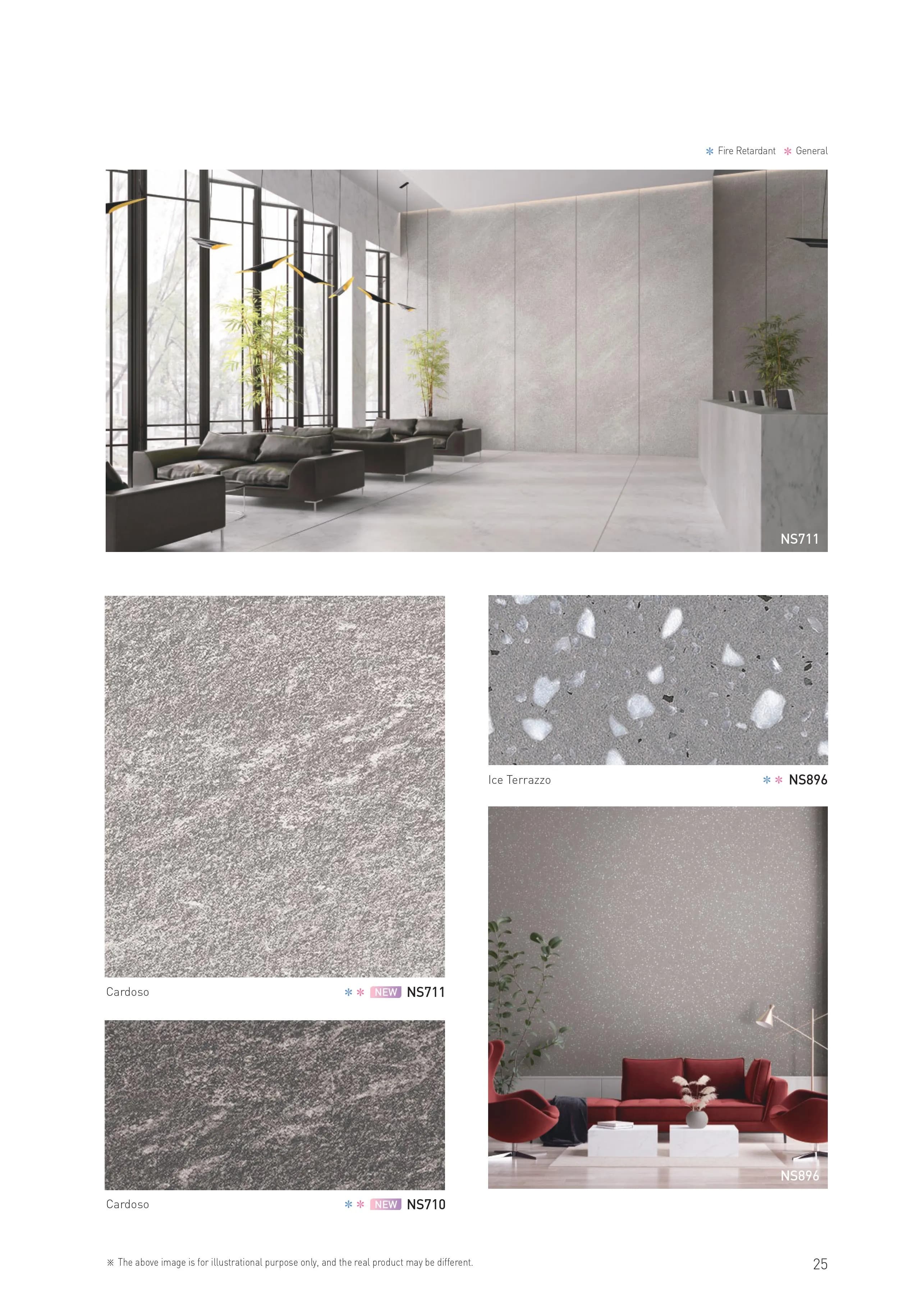 Ice Terrazzo Interior Film | Wall Decor | 60" x 120" Roll