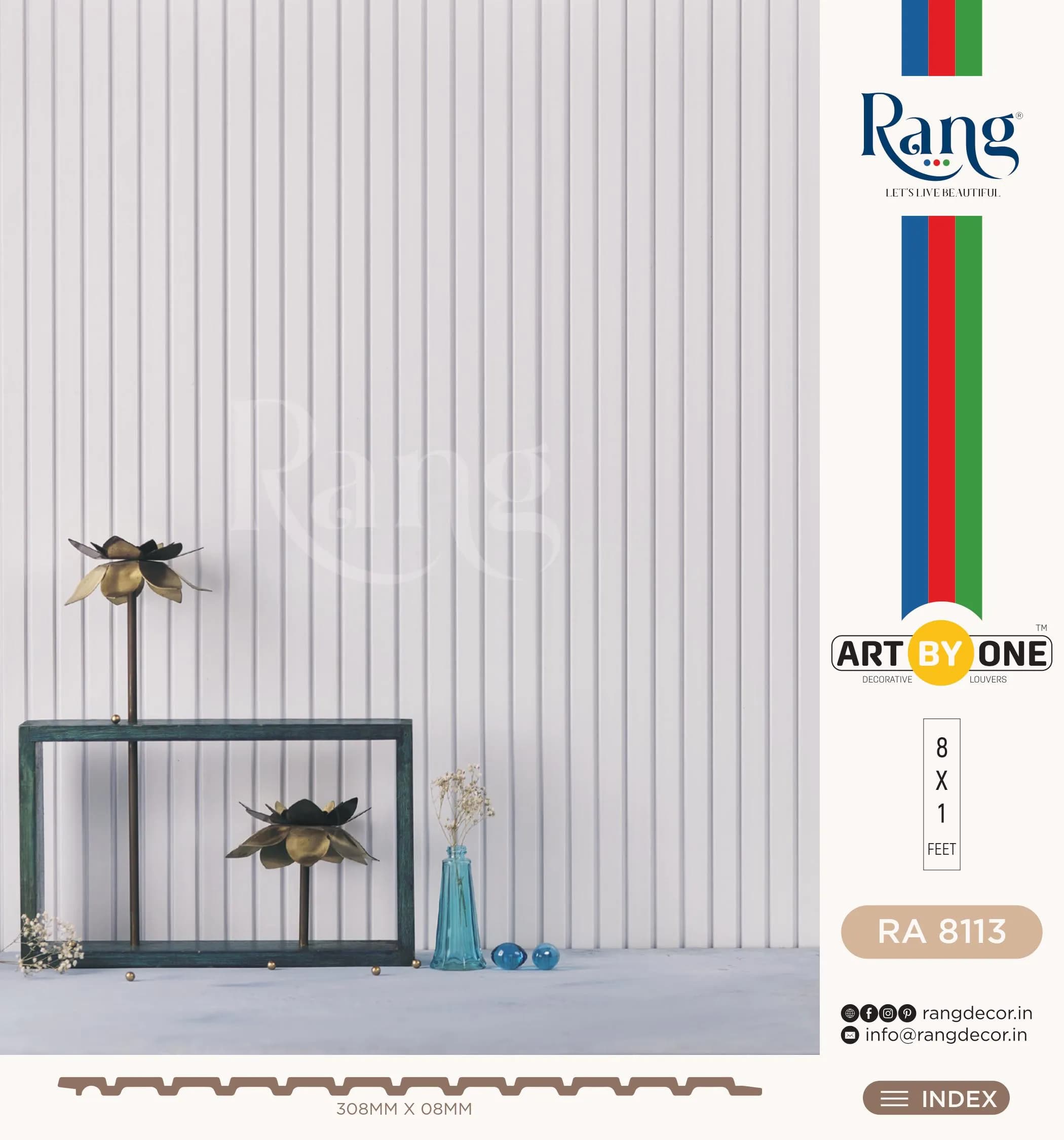 RA 8113 Charcoal Wall Panelling - Modern Home Decor